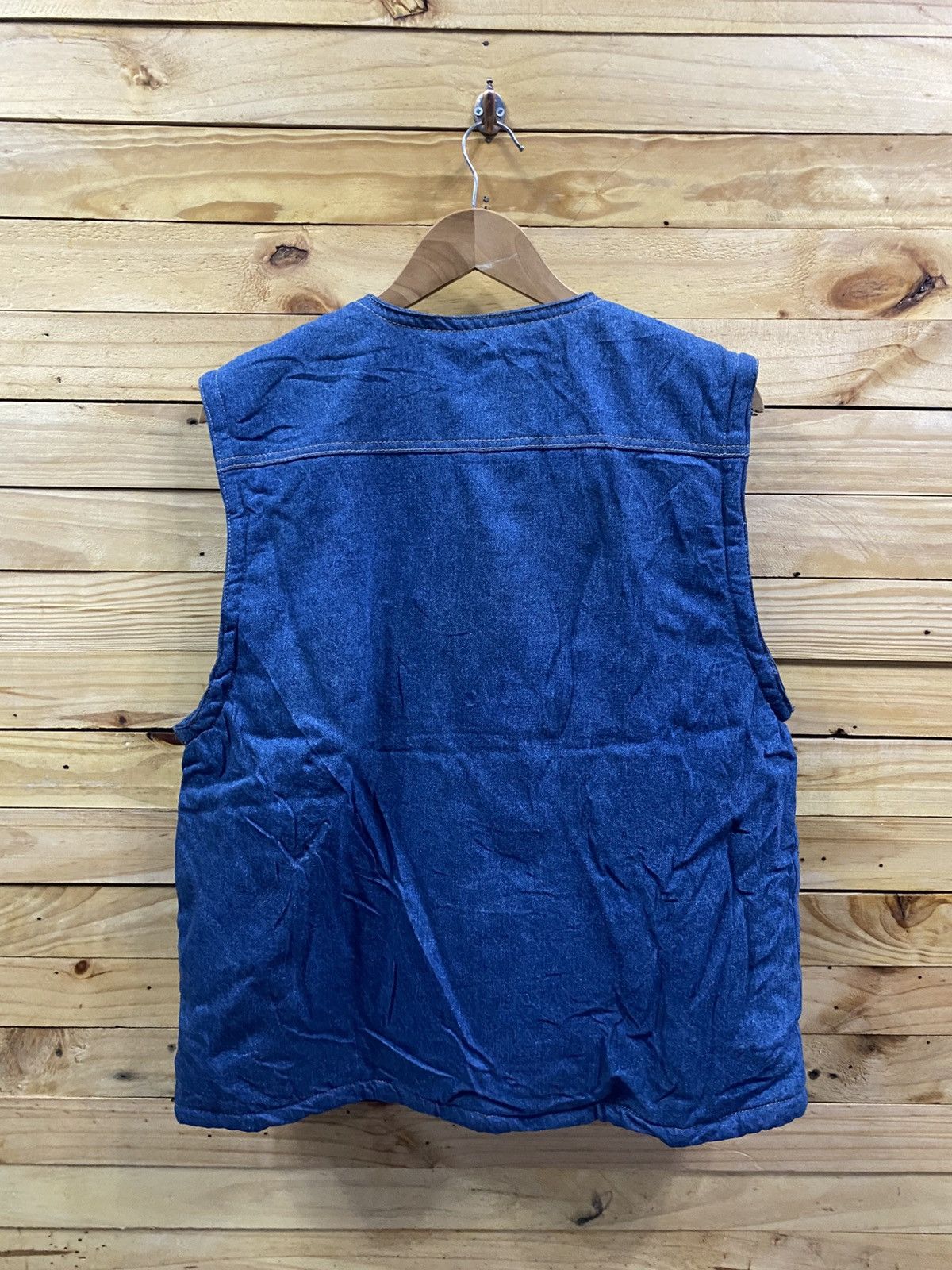 Vintage Vintage Valiantas denim vest jacket Size US M / EU 48-50 / 2 - 2 Thumbnail