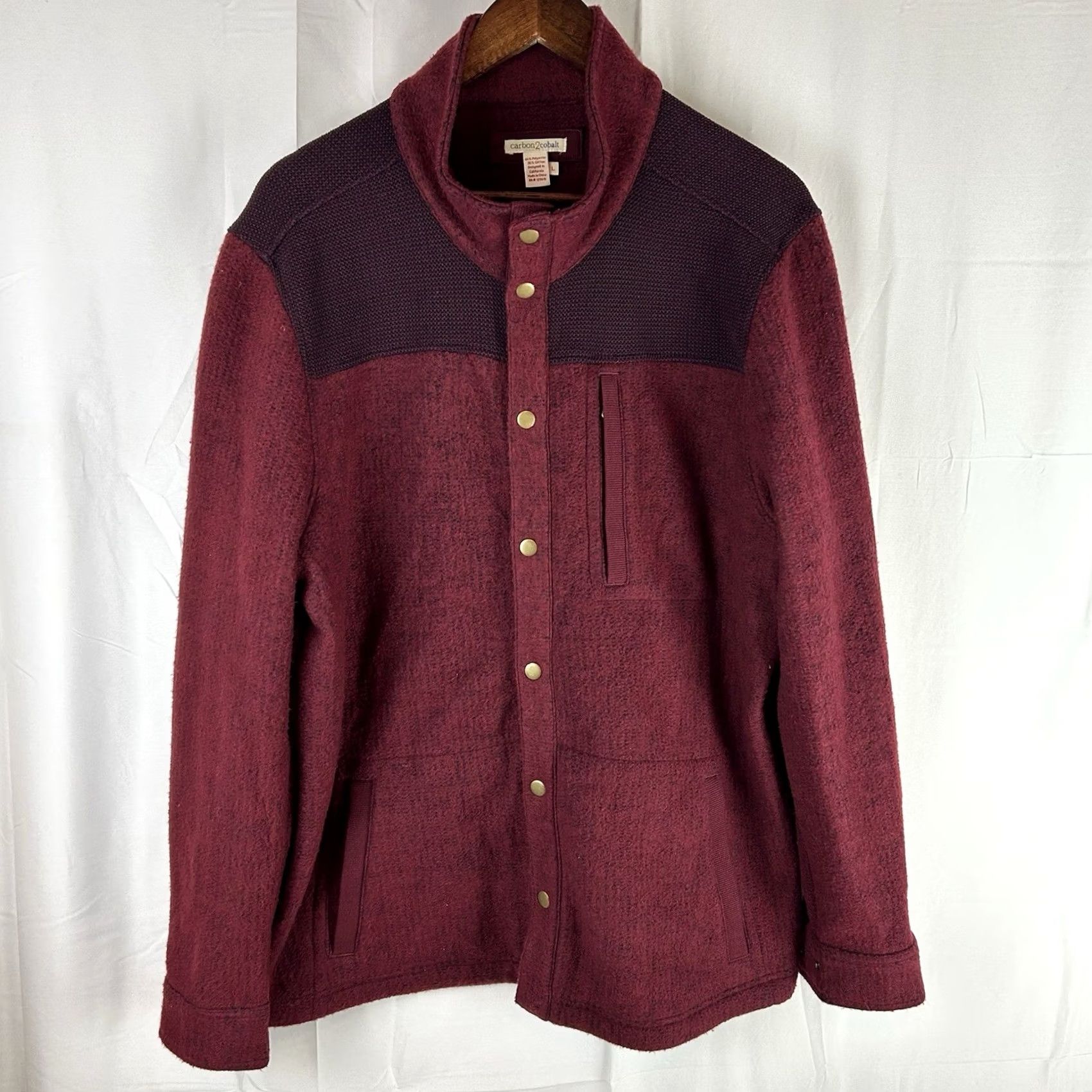 Carbon2Cobalt VINTAGE? No – Carbon 2 Cobalt Shirt Jacket Mens L Maroon Snap Button Pockets Shacket Outdoor Shirt Jacket Mens L Maroon Pockets Shacket Outdoor Size US L / EU 52-54 / 3 - 2 Thumbnail