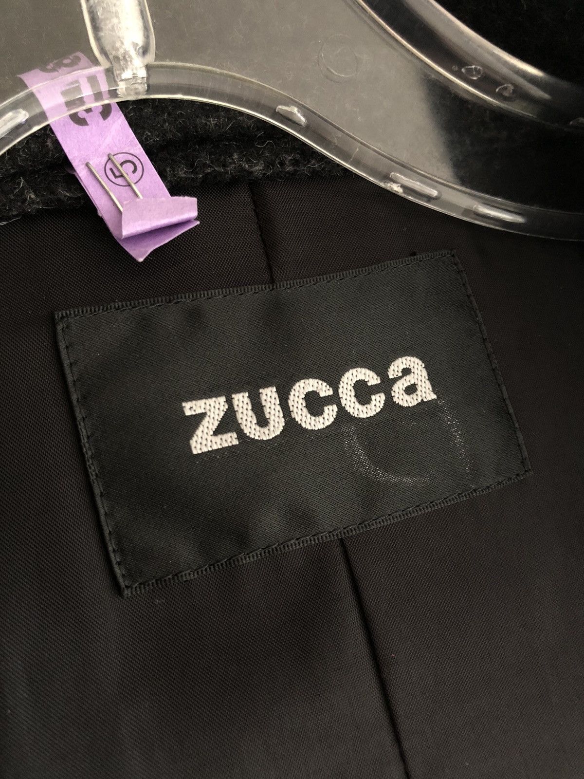 CABANE de ZUCCa × Issey Miyake × Zucca Zucca Vintage Distressed Raw Hem Coat Size S / US 4 / IT 40 - 23 Thumbnail