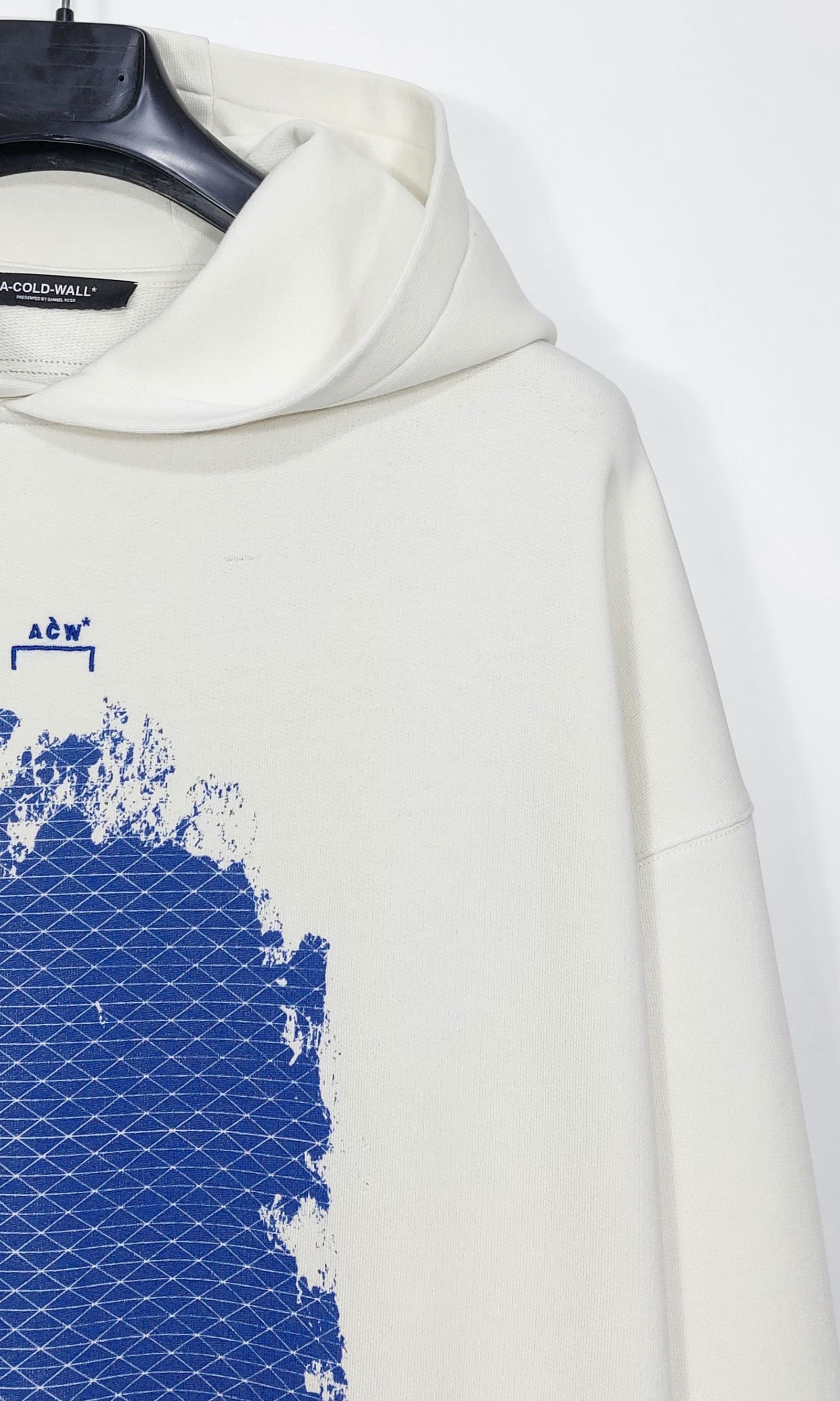 Brushstroke print hoodie