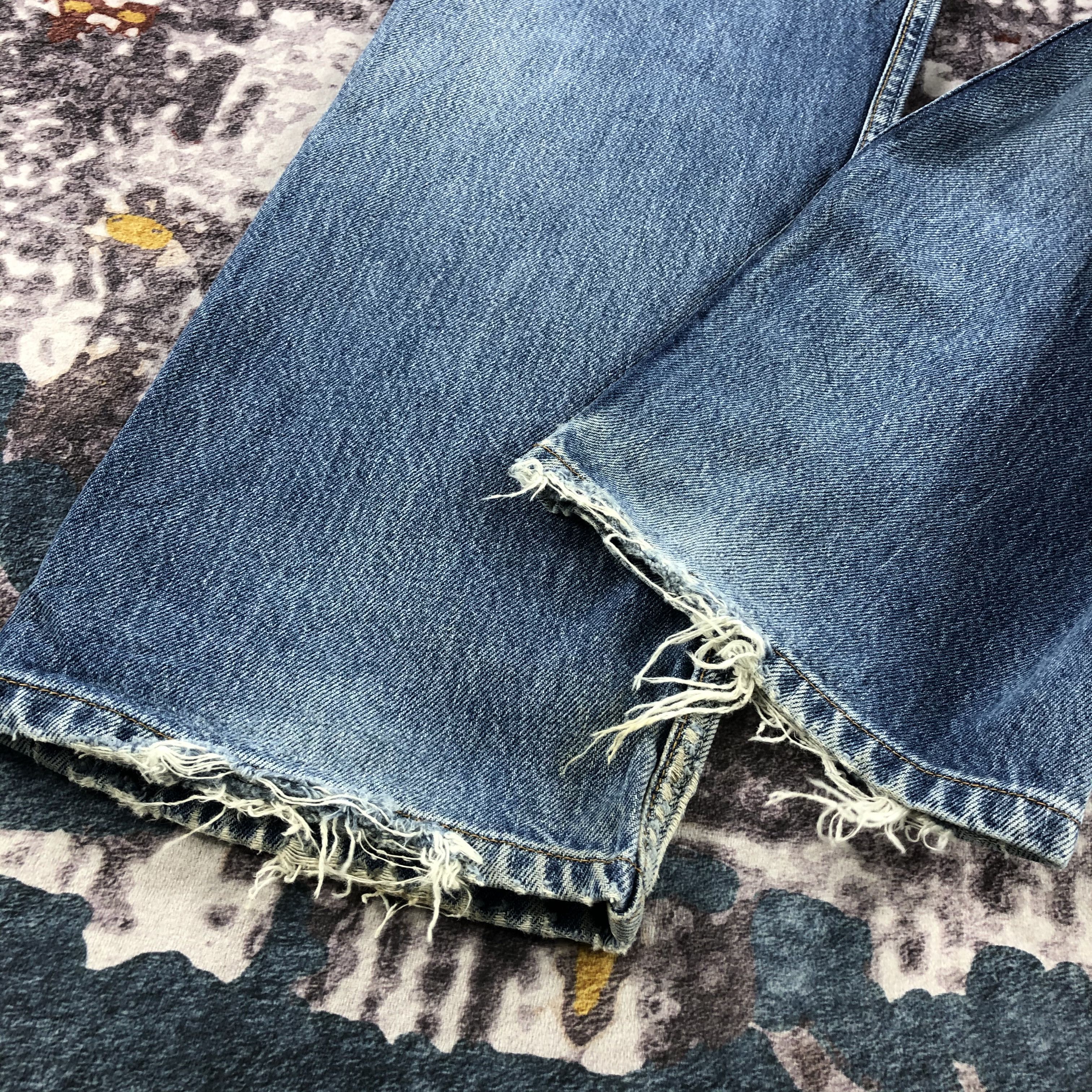 Levi's 90s Vintage Blue Wash Levis 501 Jeans-JM2244 Size US 30 / EU 46 - 4 Thumbnail