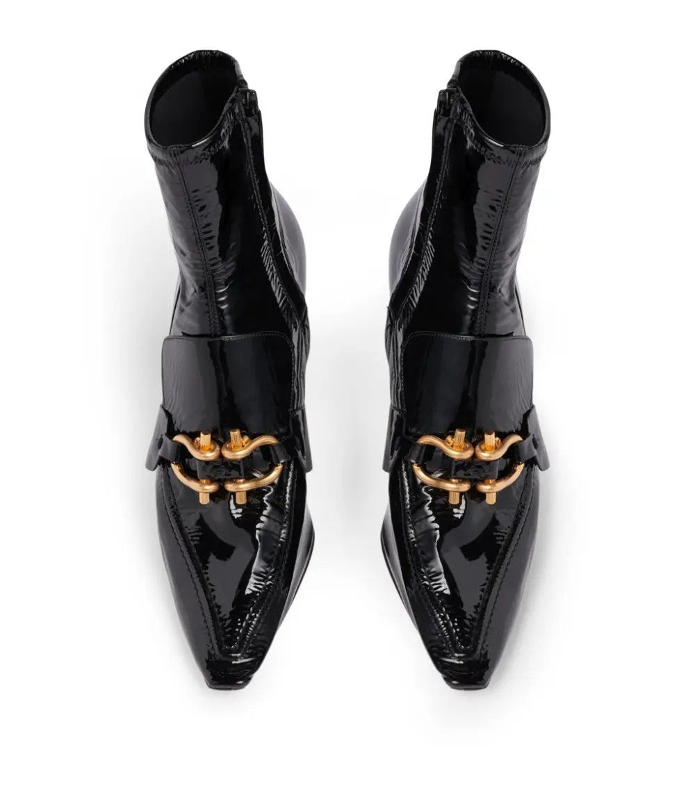 Bottega Veneta o1bcso1str0225 Madame Ankle Boots in Black Size US 5 / IT 35 - 5 Thumbnail