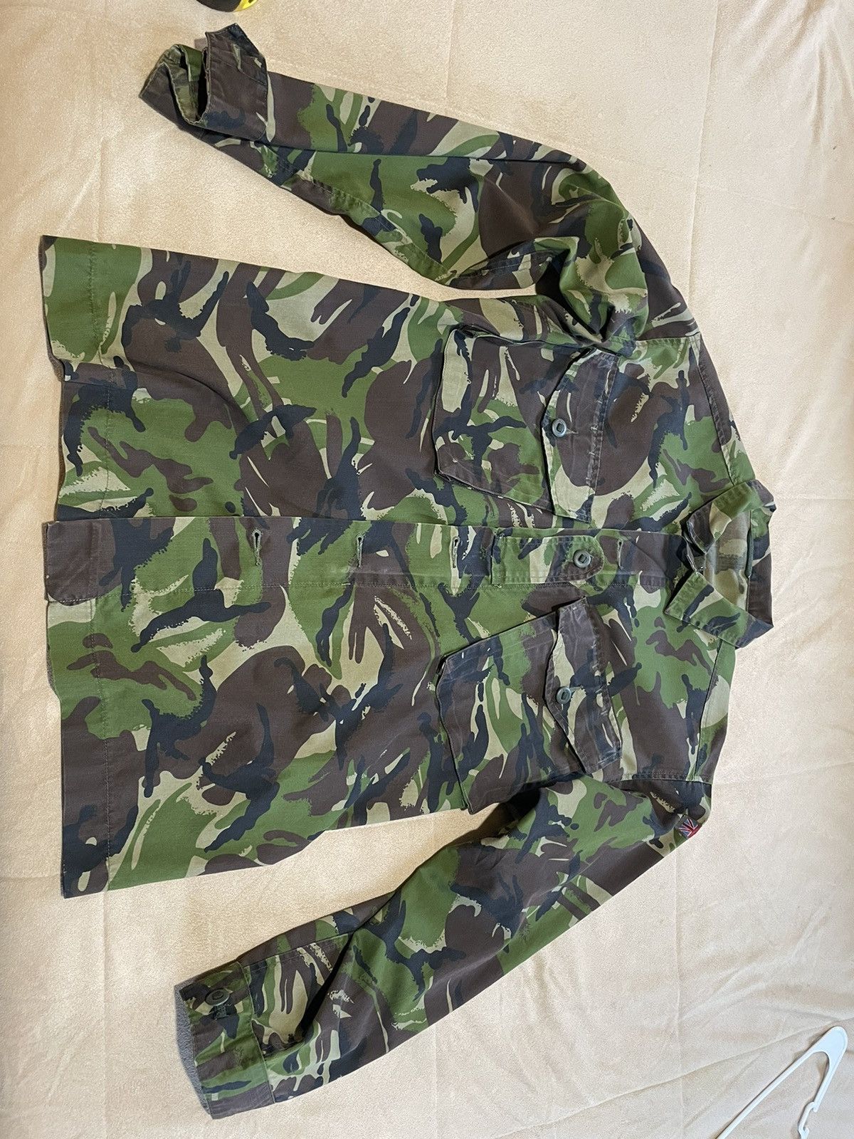 Vintage Camo Combat Button-Up Shirt Size US L / EU 52-54 / 3 - 1 Thumbnail