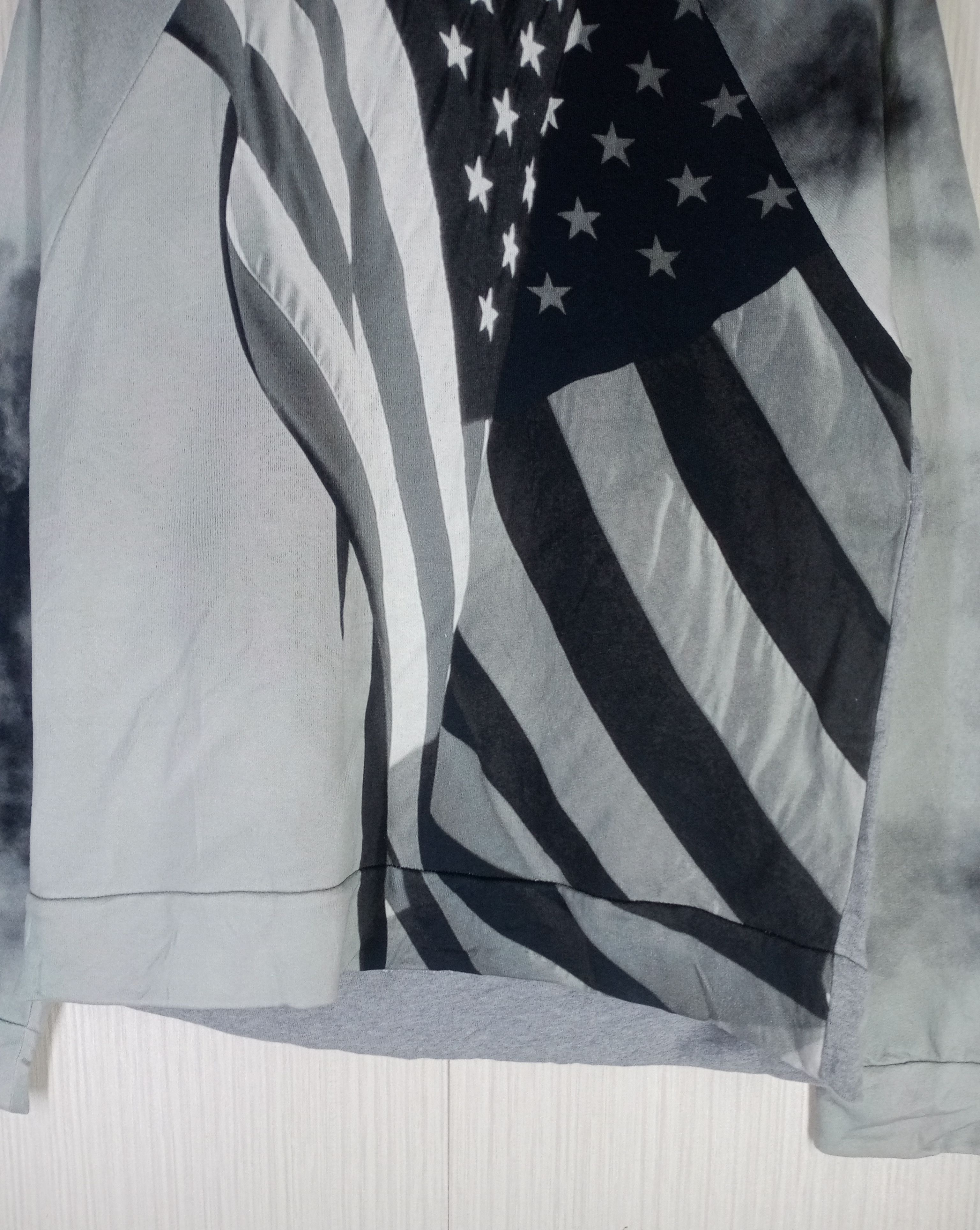 N21 N21 Numero Ventuno Black and White American Flag Sweatshirt Size US S / EU 44-46 / 1 - 4 Thumbnail
