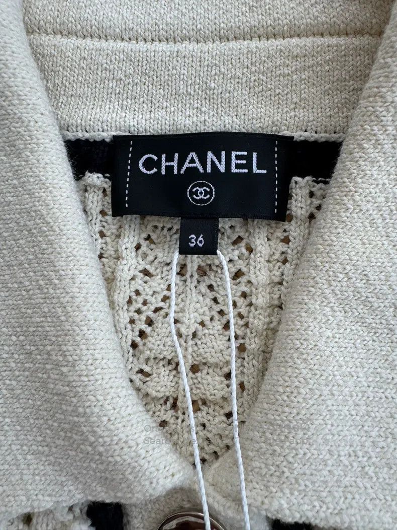 Chanel Chanel Off-white cardigan coat Size XS / US 0-2 / IT 36-38 - 3 Thumbnail