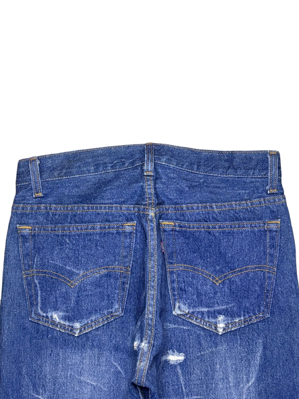 Levi's Vintage 90s Levis 501 Distressed Ripped Faded Loose Jeans Size US 30 / EU 46 - 8 Thumbnail