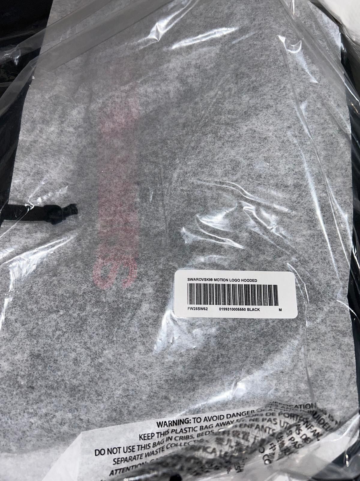 Supreme × Swarovski Supreme Swarovski Motion Logo Black Hoodie Size Medium Size US M / EU 48-50 / 2 - 7 Thumbnail