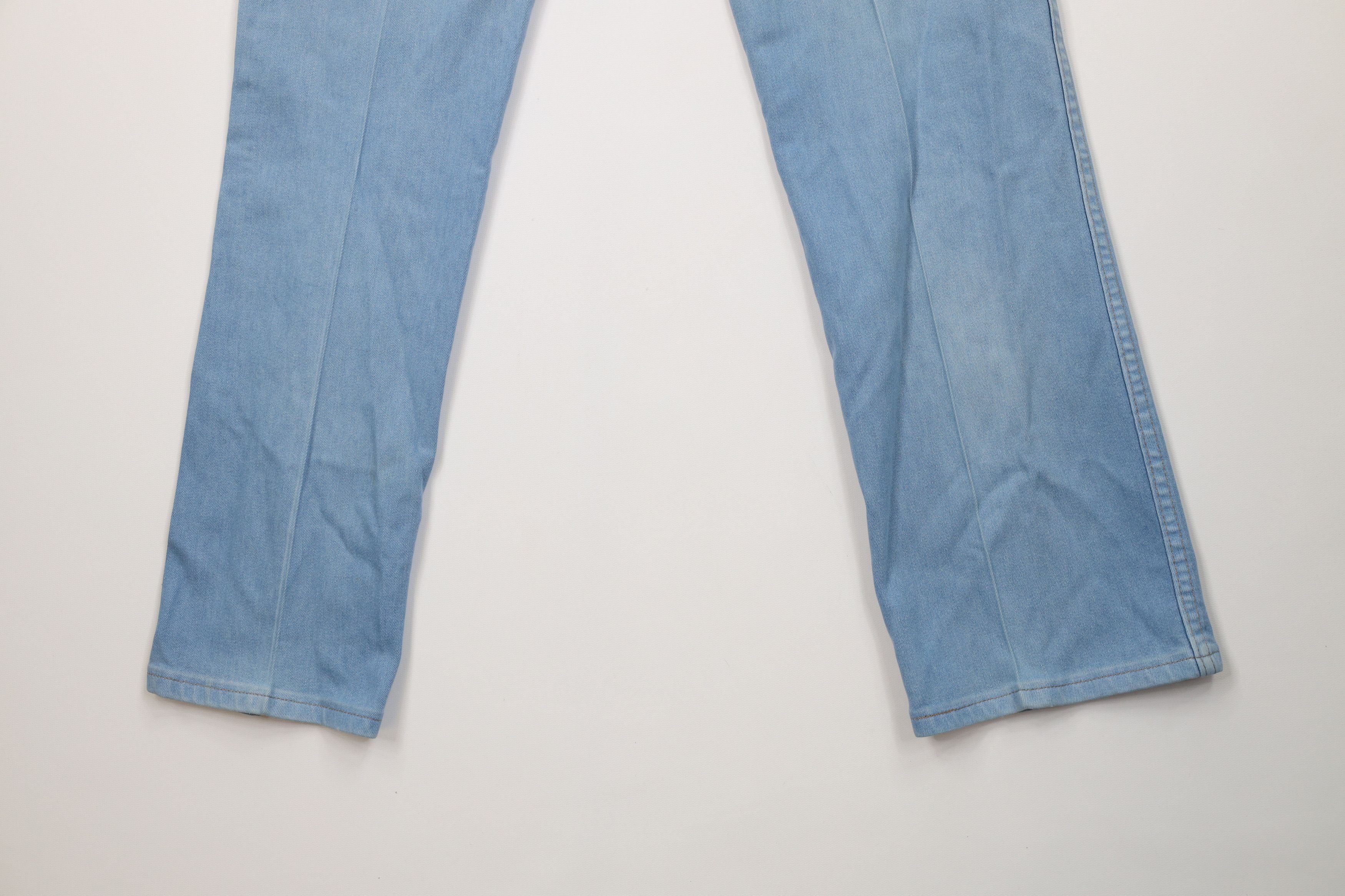Vintage Vintage 70s Streetwear Flared Bootcut Denim Jeans Blue USA Size US 30 / EU 46 - 15 Thumbnail