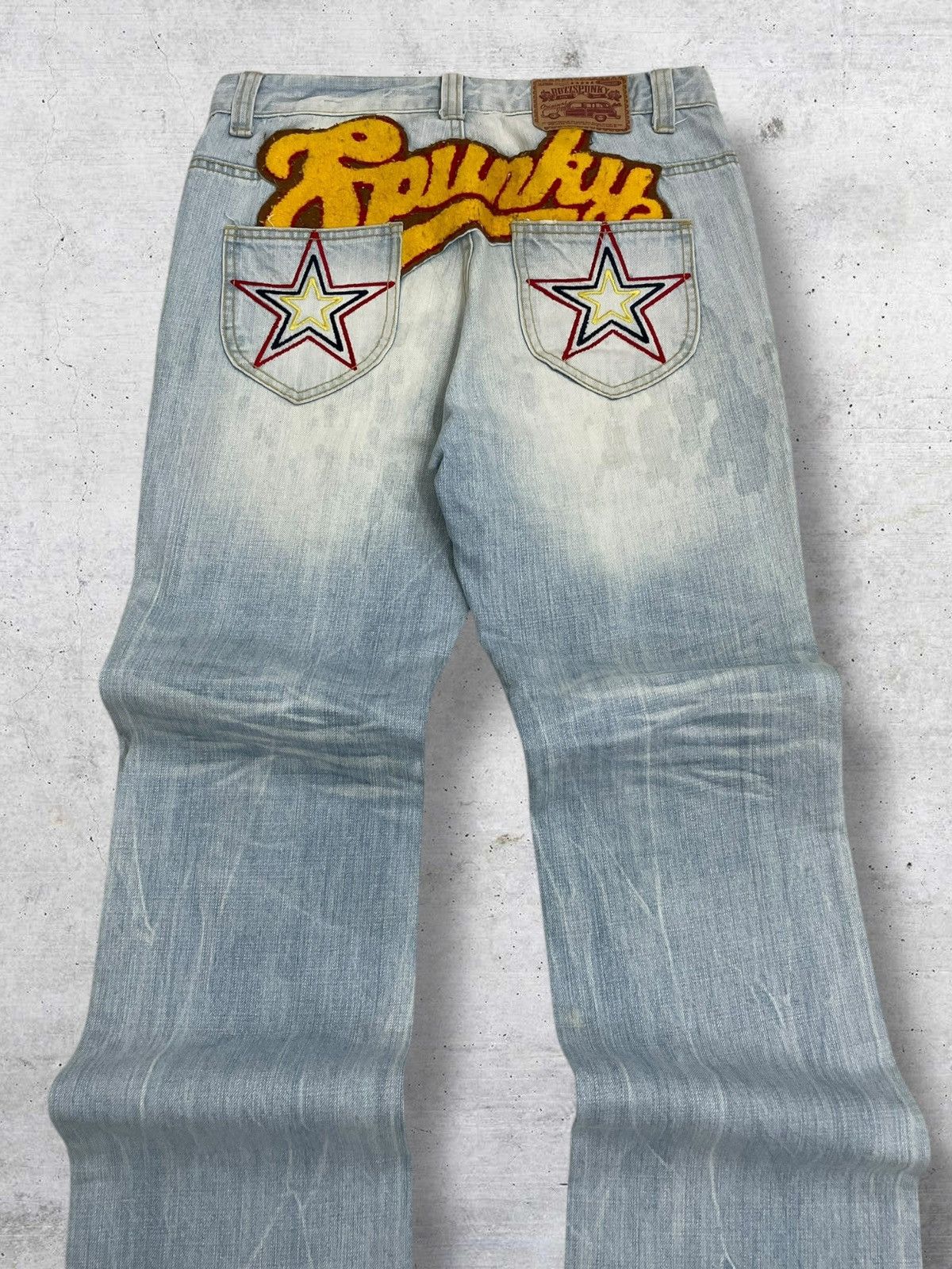 Beauty Beast VINTAGE OG BUZZSPUNKY 90S PUNK SKATE JAPAN RIPPING DENIM Size US 30 / EU 46 - 13 Thumbnail