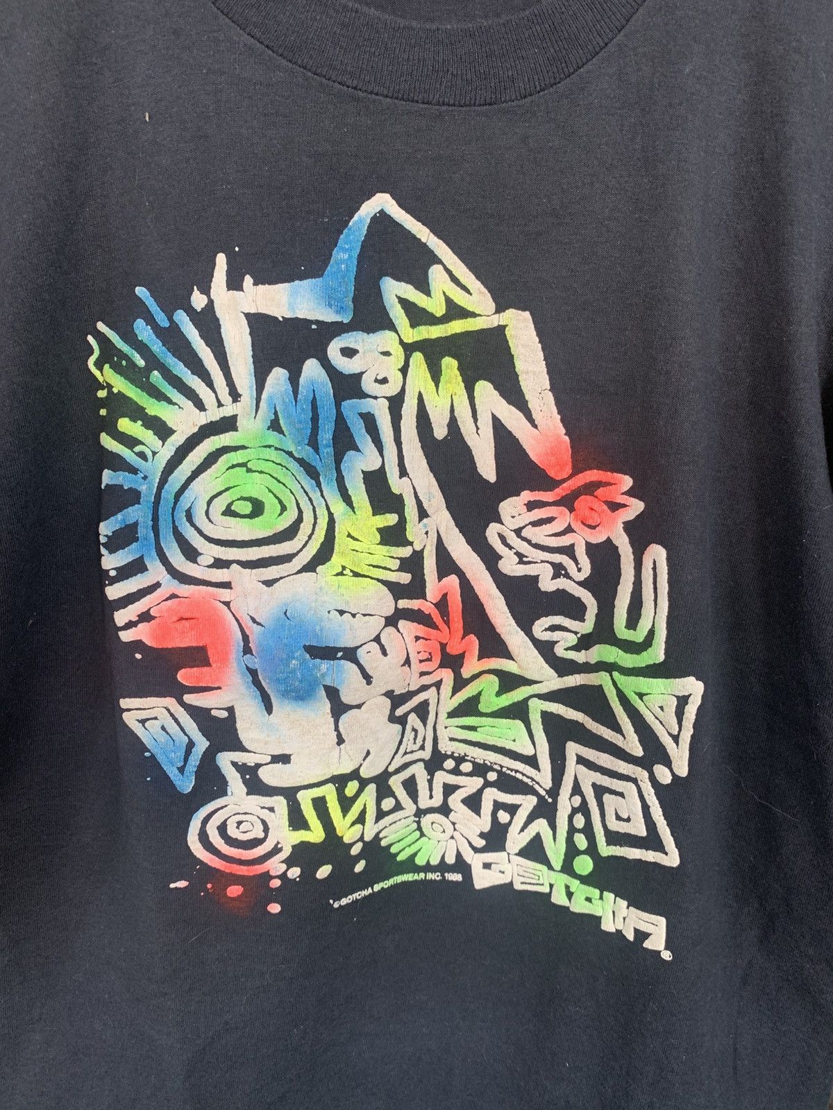 Gotcha Vintage 80s Gotcha Surf / Surfing / Surfboards T shirt Size US S / EU 44-46 / 1 - 2 Thumbnail