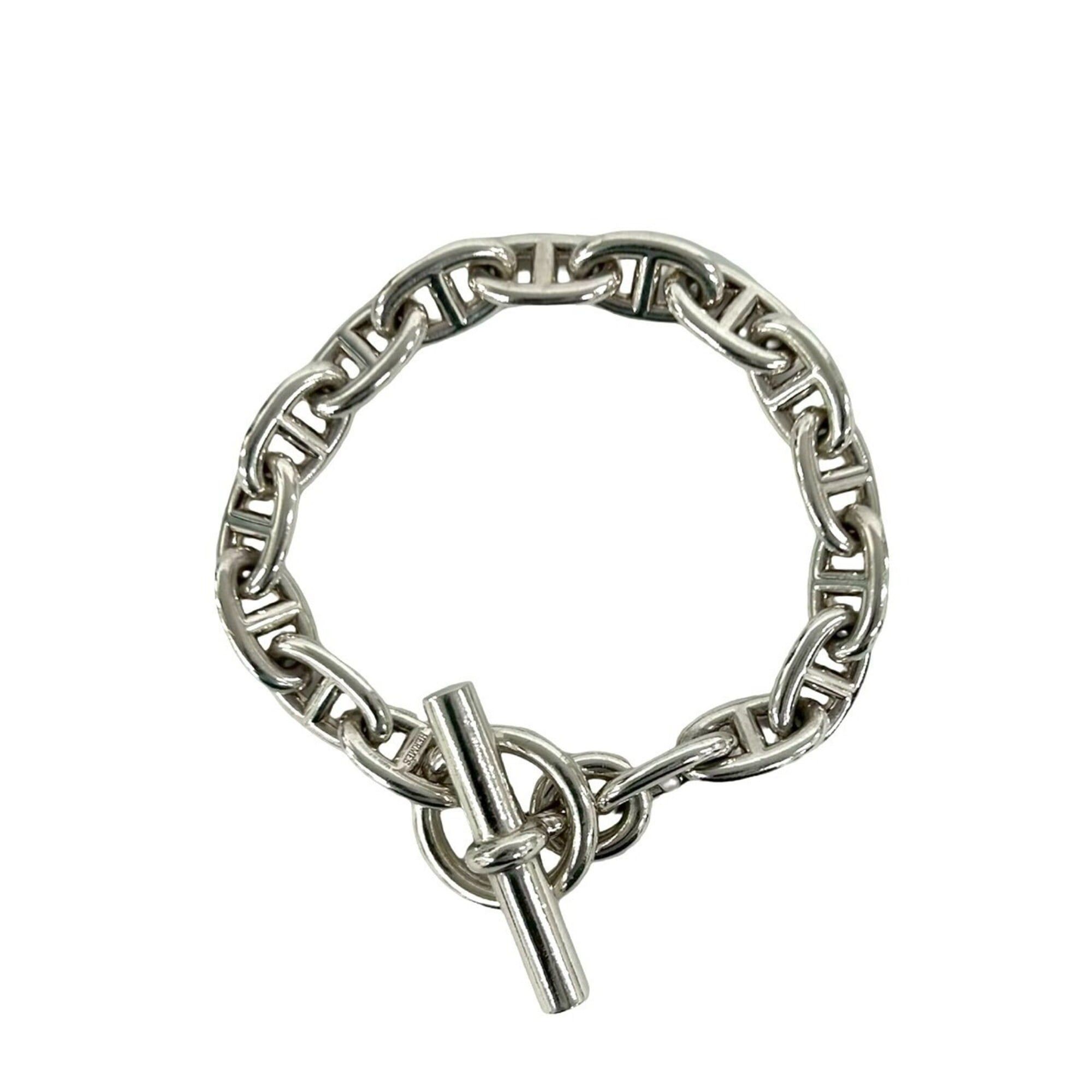 Hermes HERMES Chaine d'Ancre MM 16-link Sterling Silver 925 Bracelet Chain Accessory 01000 Size ONE SIZE - 1 Thumbnail