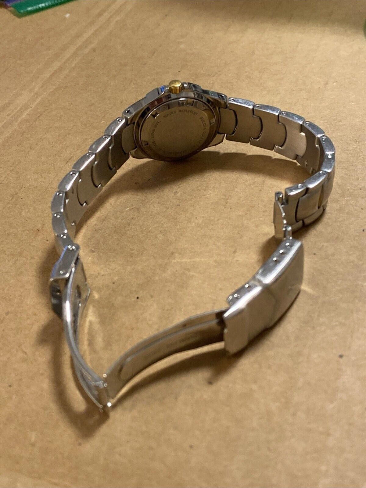 Bulova BULOVA Marine Star Ladies Watch (100m) Gold & Silver Tone Size ONE SIZE - 3 Thumbnail