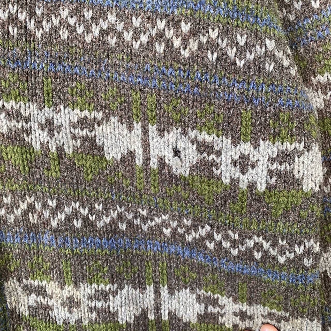 Aran Isles Knitwear × Japanese Brand Vtg Japan Native Hoodies Zipper Size US M / EU 48-50 / 2 - 8 Thumbnail