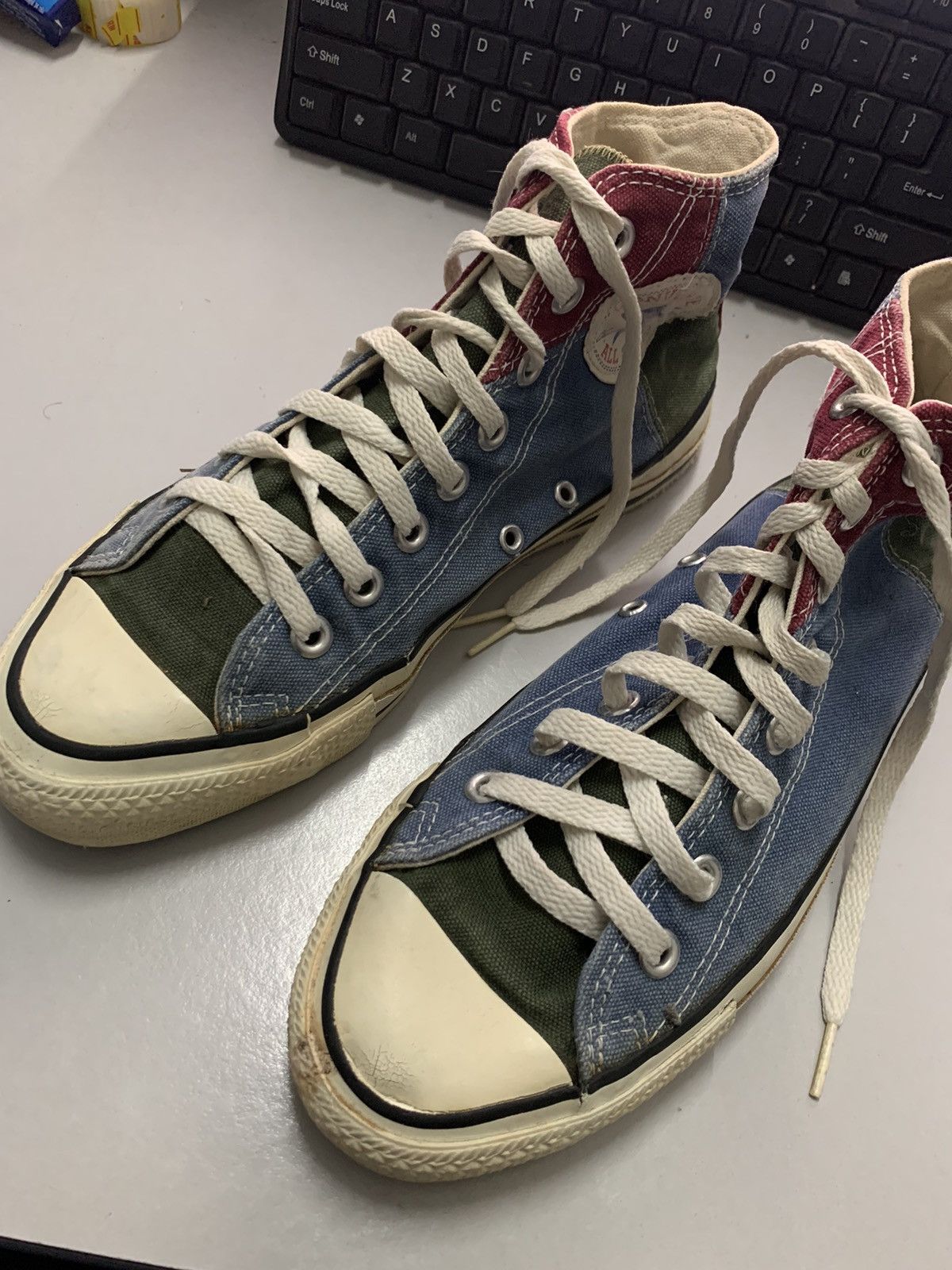 Converse × Vintage Converse made in usa highcut 1990 Size US 6.5 / EU 39-40 - 2 Thumbnail
