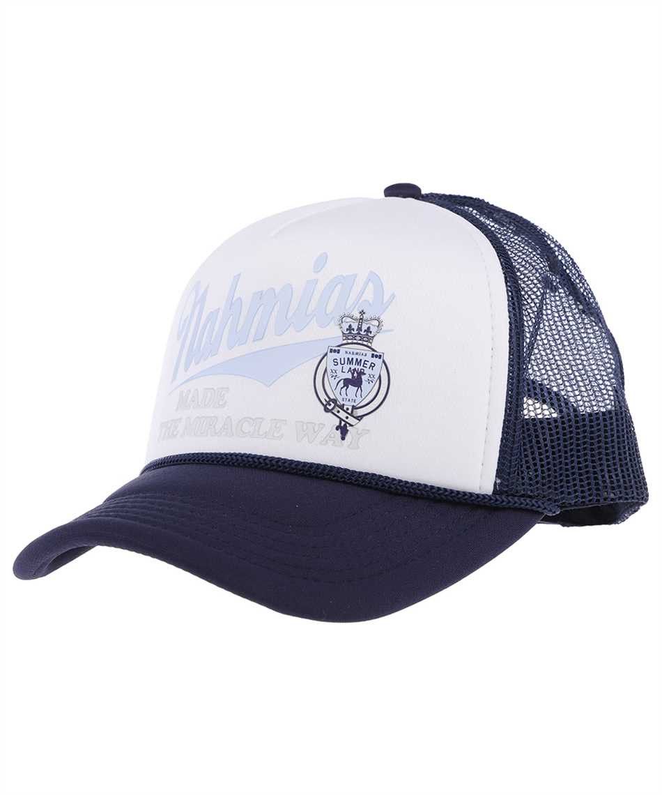 image of Nahmias O1Mle0424 Size: Os Miracle Way Trucker Hat In Blue/white, Men's