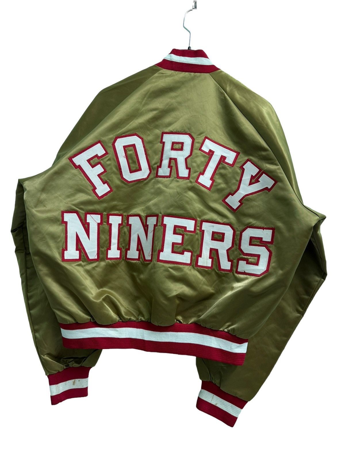 NFL Vintage NFL 49ERS Bomber Jacket Size US L / EU 52-54 / 3 - 2 Thumbnail