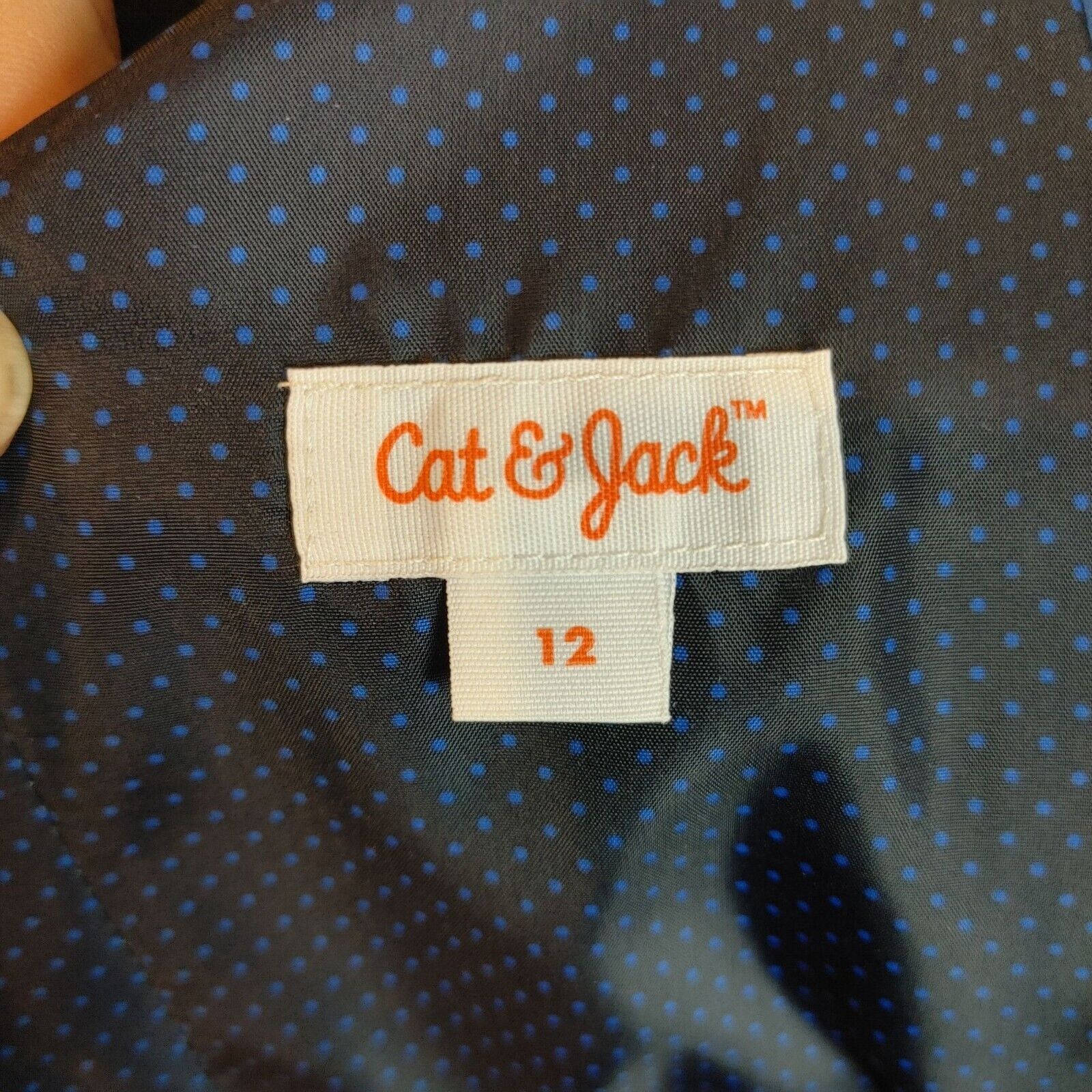 Other Cat & Jack Women's Black Fitted Suit Jacket 12 Size L / US 10 / IT 46 - 3 Thumbnail