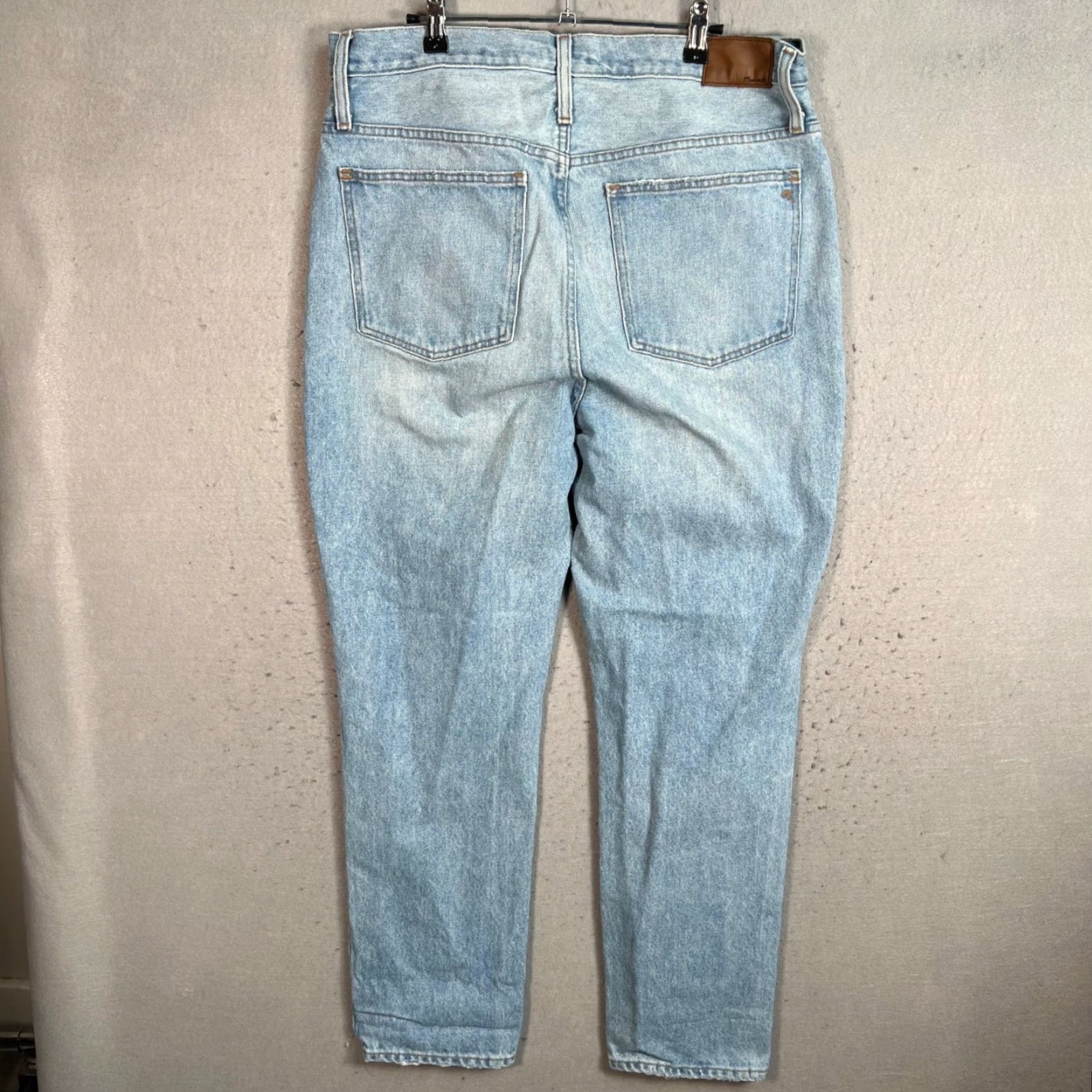 Madewell Madewell Jeans Mens Straight Blue Light Wash 32 Distressed Denim Size 32 Size US 32 / EU 48 - 2 Thumbnail