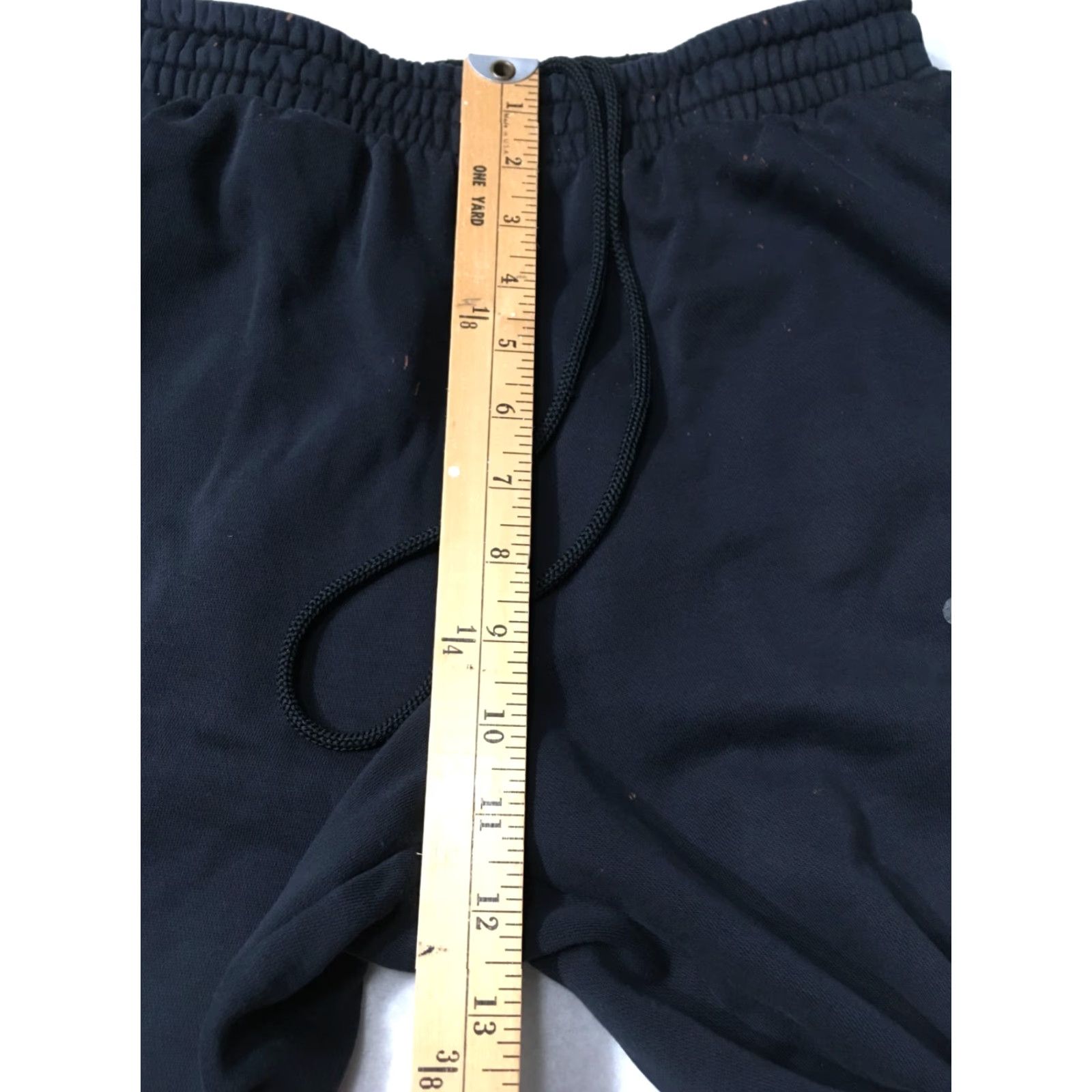 Adidas VINTAGE Adidas Tracks Pants Black Adults L Regular Straight Classic Waist 30” Distressed Spots Logo Size US 33 - 3 Thumbnail