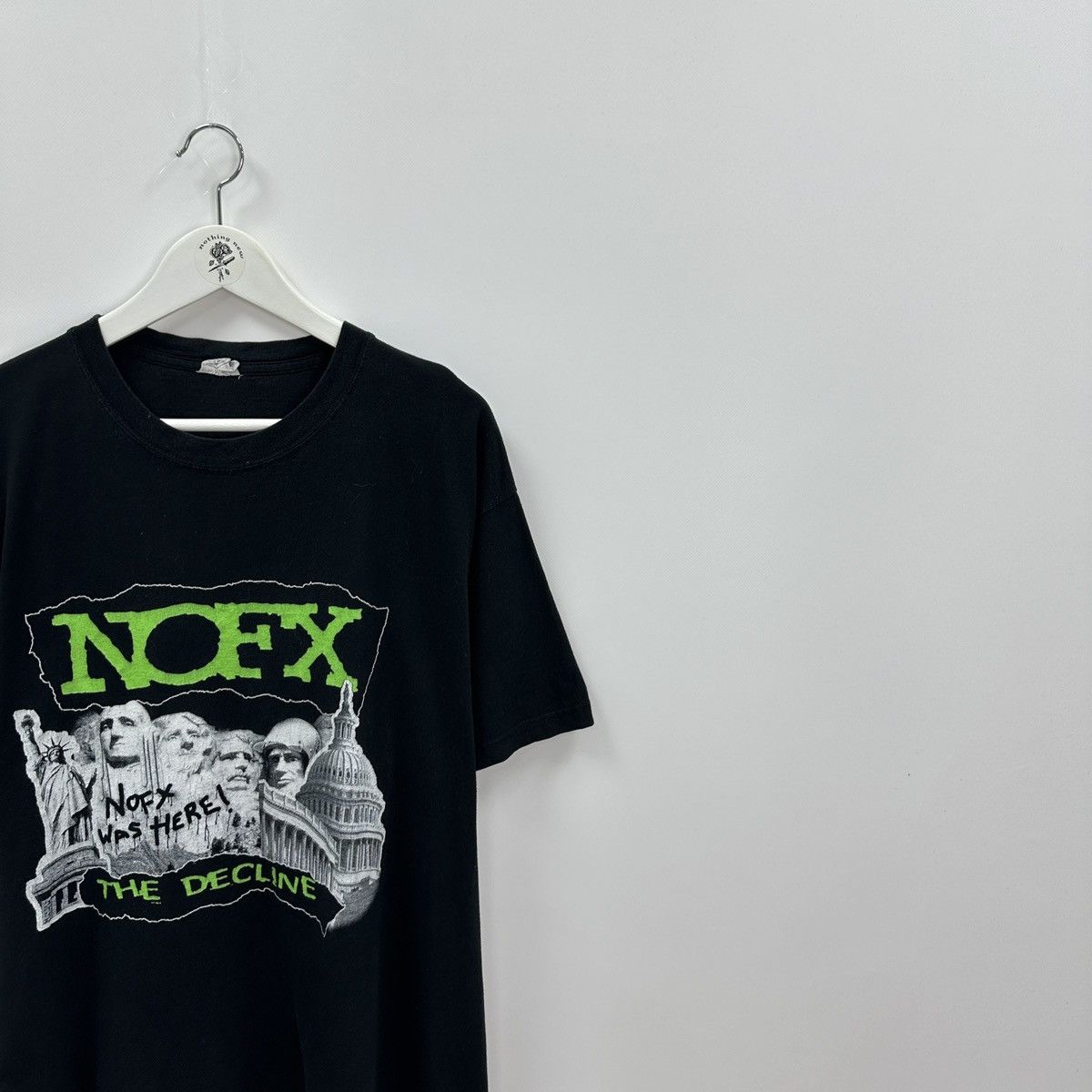 Band Tees Vintage 00s NOFX The Decline rock band tee Liberty punk core Size US XL / EU 56 / 4 - 2 Thumbnail