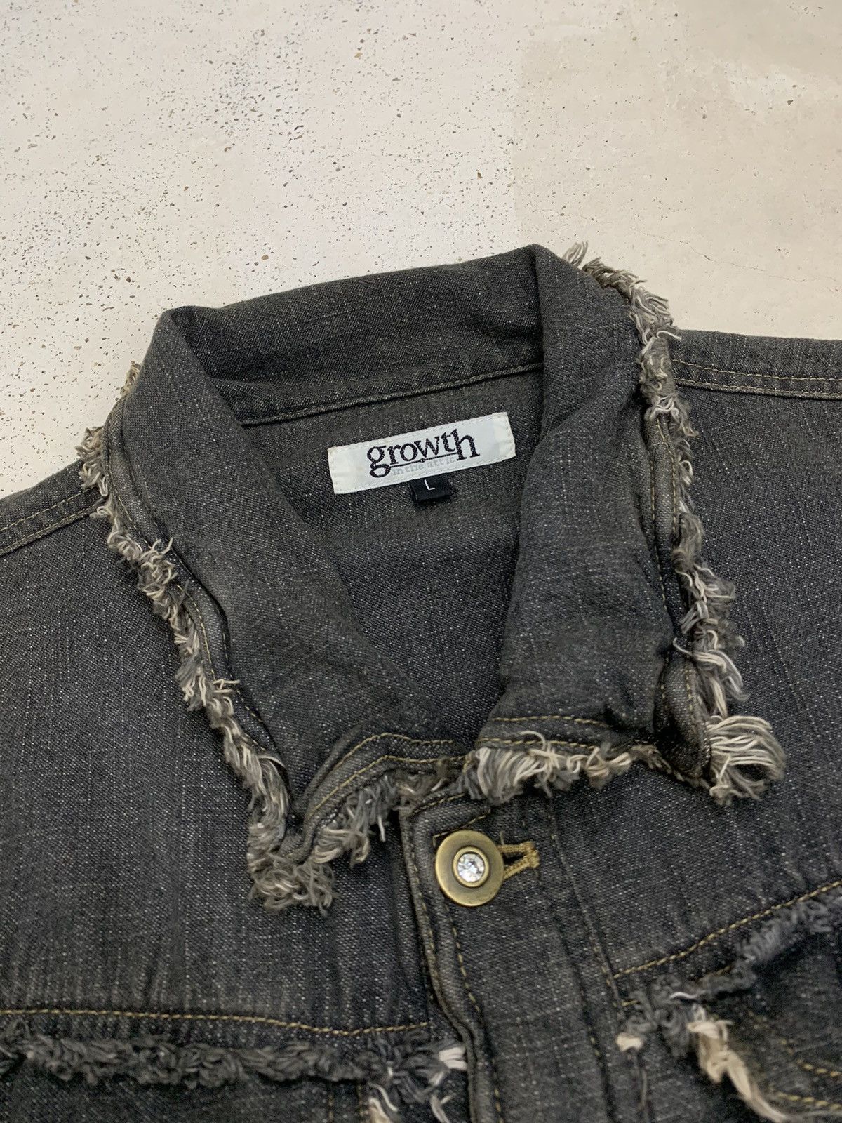In The Attic Growth LGB Pearl Button In The Attic Fur Denim Size US S / EU 44-46 / 1 - 8 Thumbnail