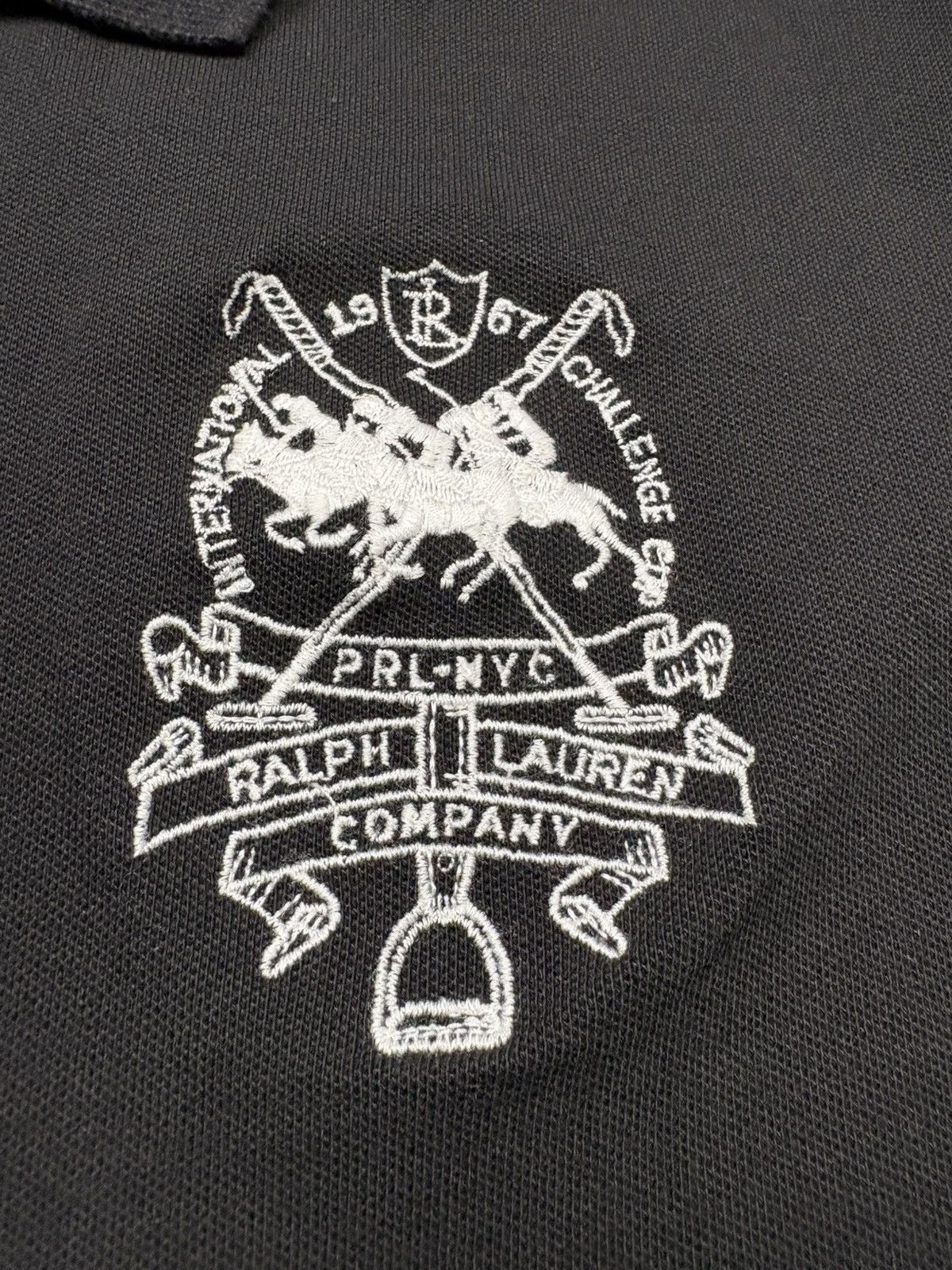 Polo Ralph Lauren Polo Ralph Lauren Custom Fit Polo Shirt Pony Spellout Logo L Size L / US 10 / IT 46 - 12 Thumbnail