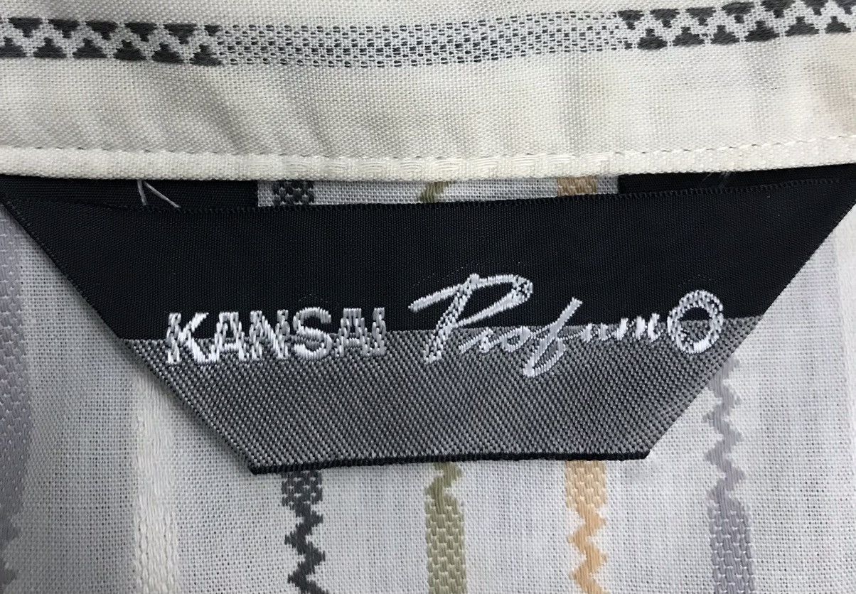 Japanese Brand × Kansai Yamamoto × Vintage Vintage Kansai Profumo Long Sleeve Shirt Button Up Size US M / EU 48-50 / 2 - 9 Thumbnail