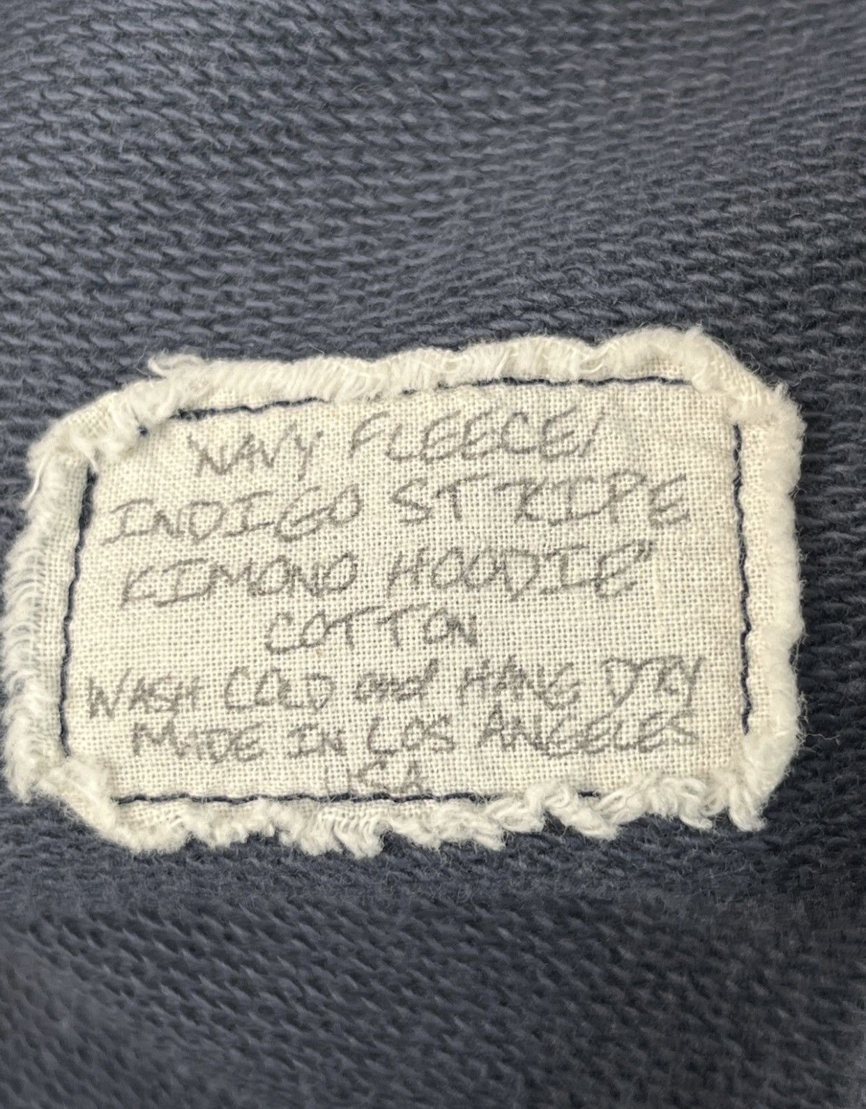 Greg Lauren Greg Lauren GL Washed Blue Bullet Destruction Hooded Robe Size US S / EU 44-46 / 1 - 6 Thumbnail