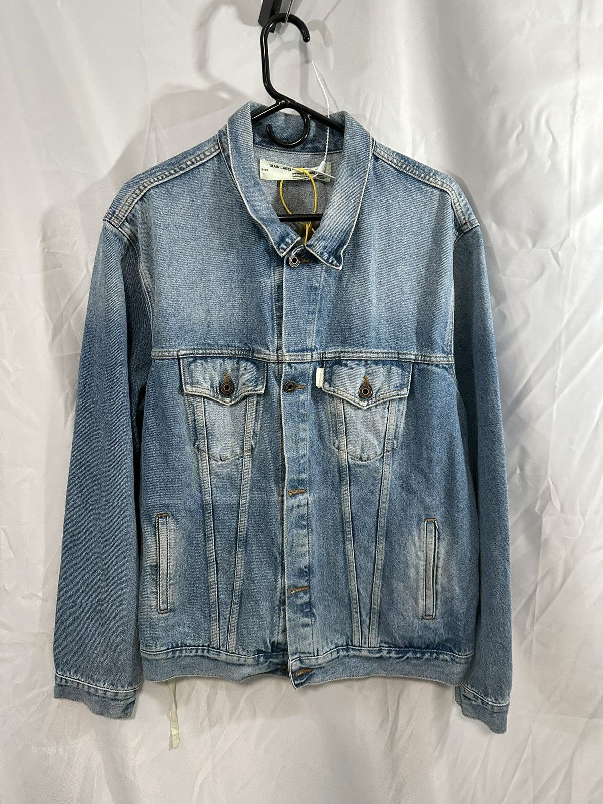 Off-White Off-White Denim Jacket Size US XL / EU 56 / 4 - 3 Thumbnail