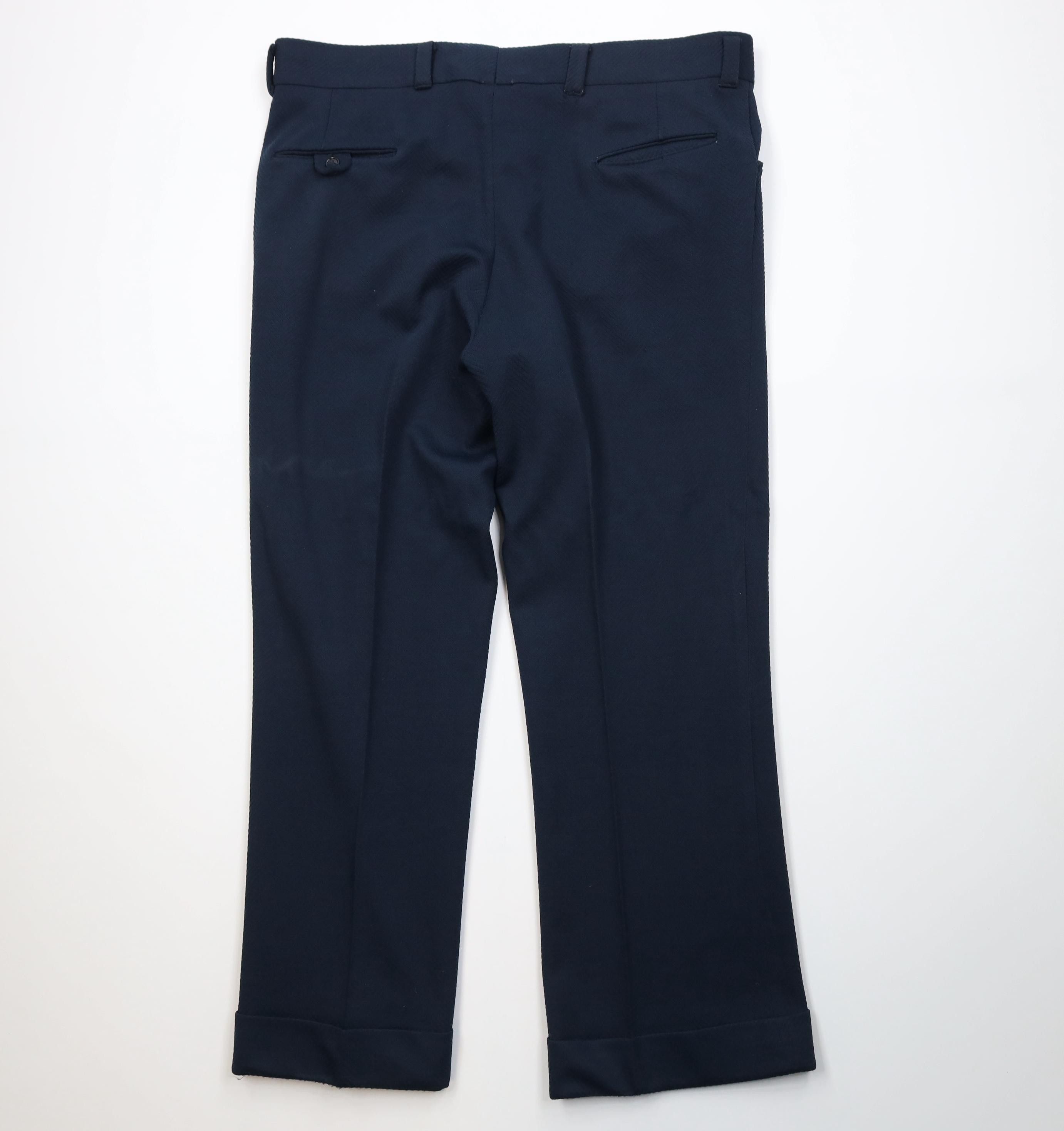 Vintage Vintage 70s Streetwear Herringbone Bell Bottoms Chino Pants Size US 42 / EU 58 - 10 Thumbnail