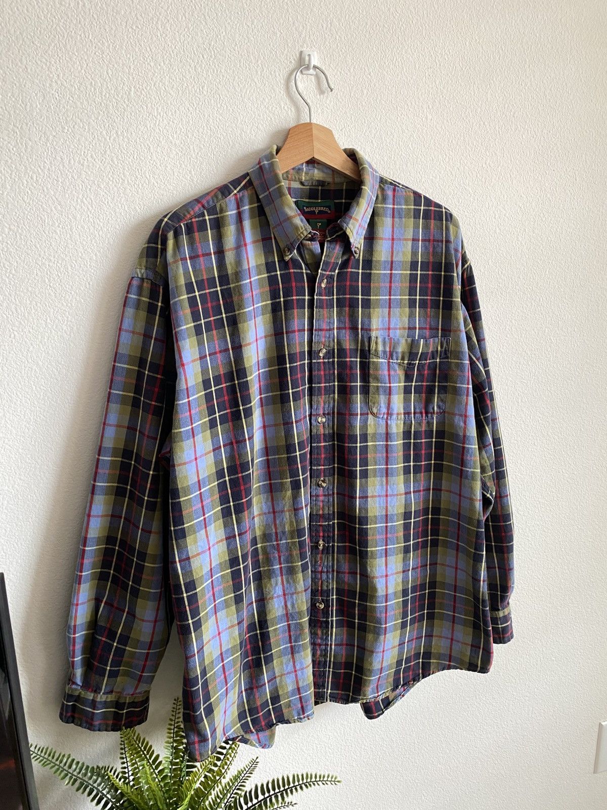 Saddlebred Vintage Saddlebred Flannel Shirt Size US L / EU 52-54 / 3 - 2 Thumbnail