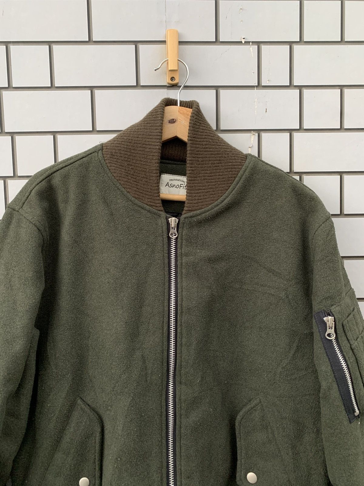 Other Vintage Japanese Brand Asnofit Bomber Jacket Size US L / EU 52-54 / 3 - 5 Thumbnail