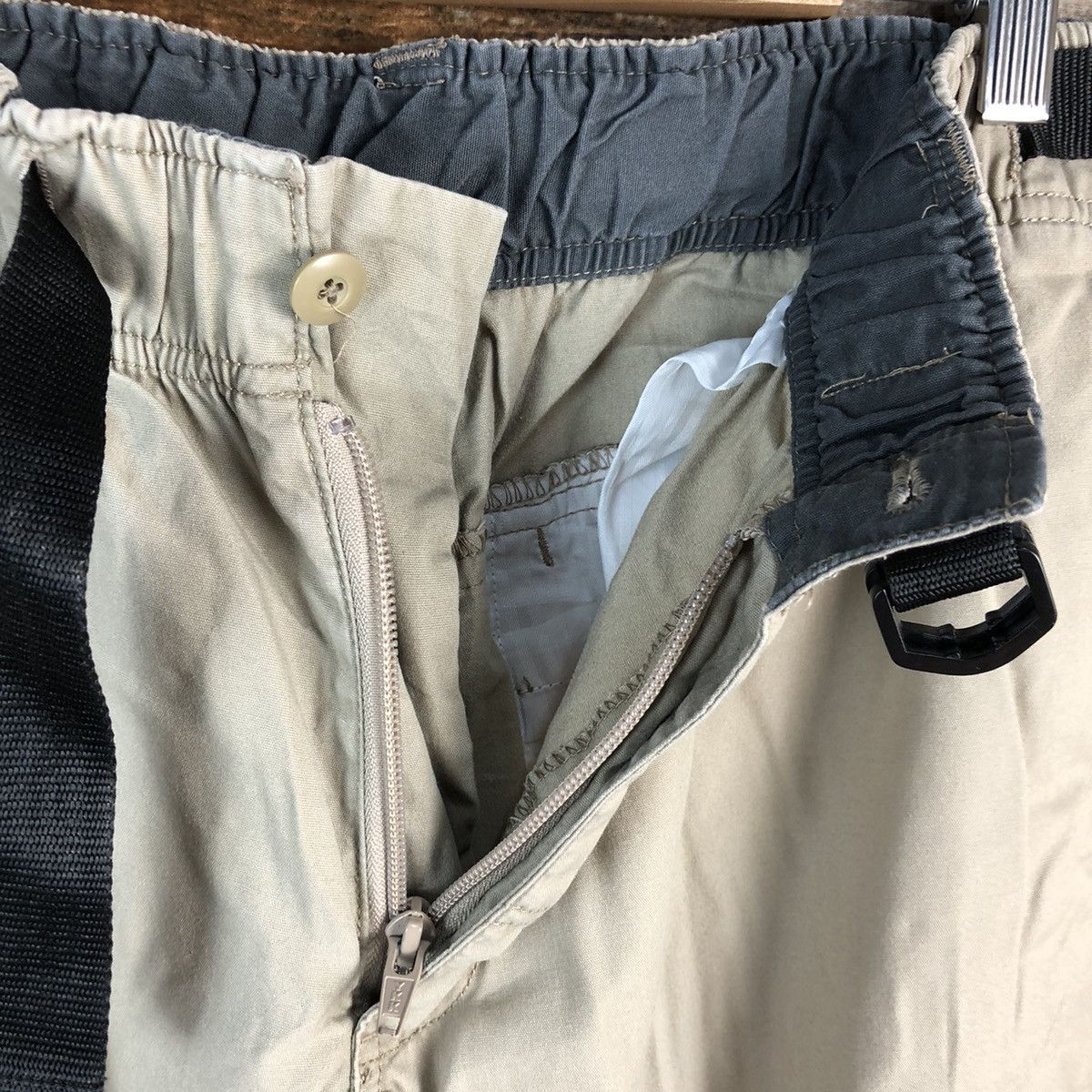 Japanese Brand Anti Label Brown Cargo Multipocket Pants #A2422 Size US 31 - 14 Thumbnail