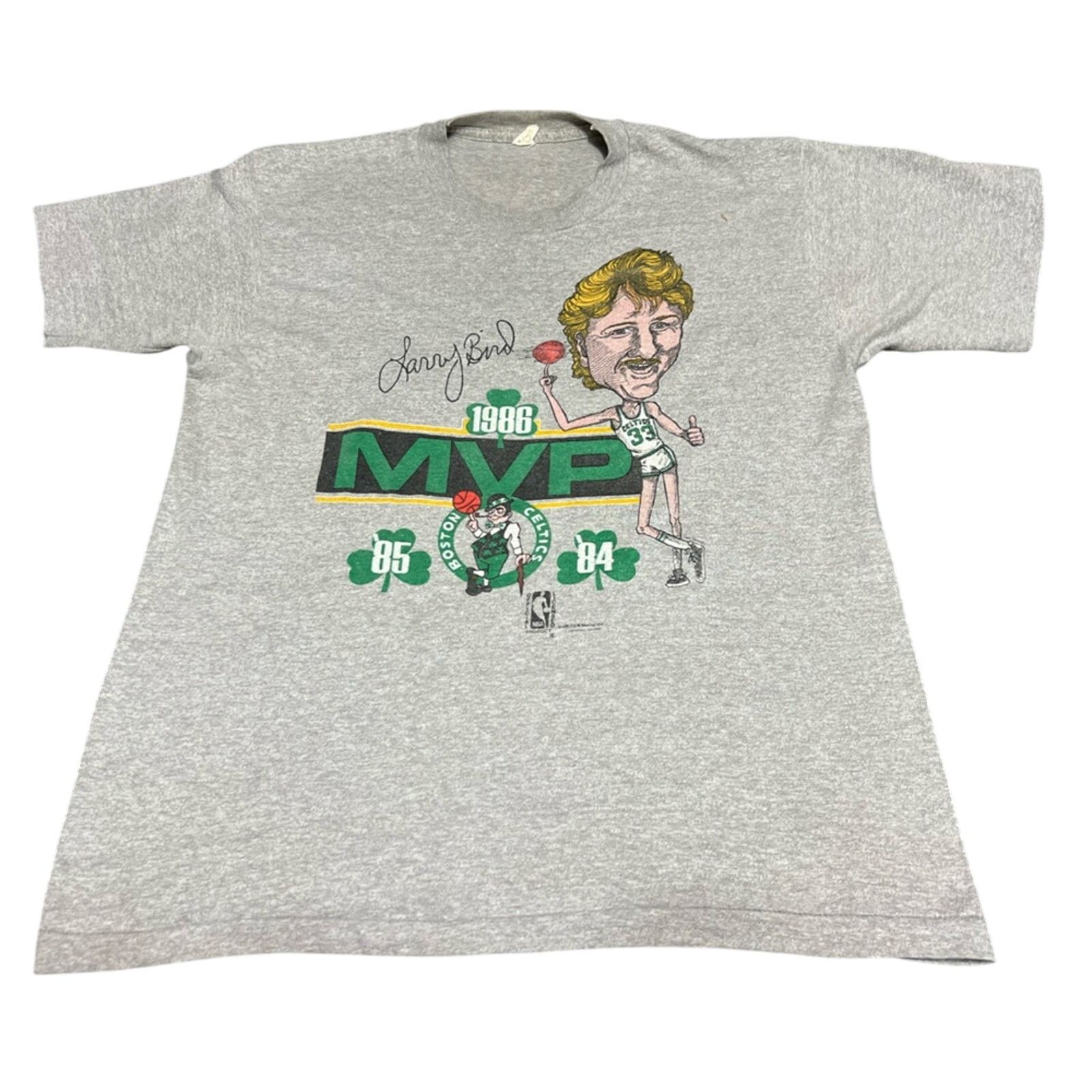 Vintage Vintage 1986 Larry Bird Boston Celtics Sz S/M Screen Stars Size US M / EU 48-50 / 2 - 1 Thumbnail