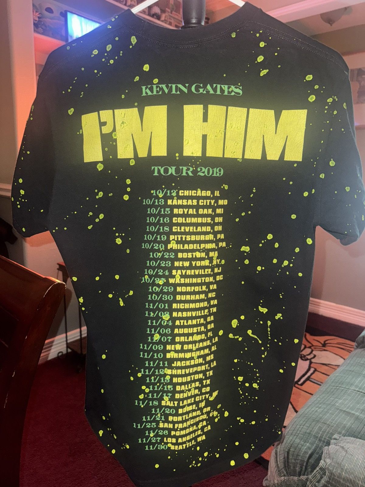 Other Kevin Gates Tour Tee Size US M / EU 48-50 / 2 - 2 Thumbnail