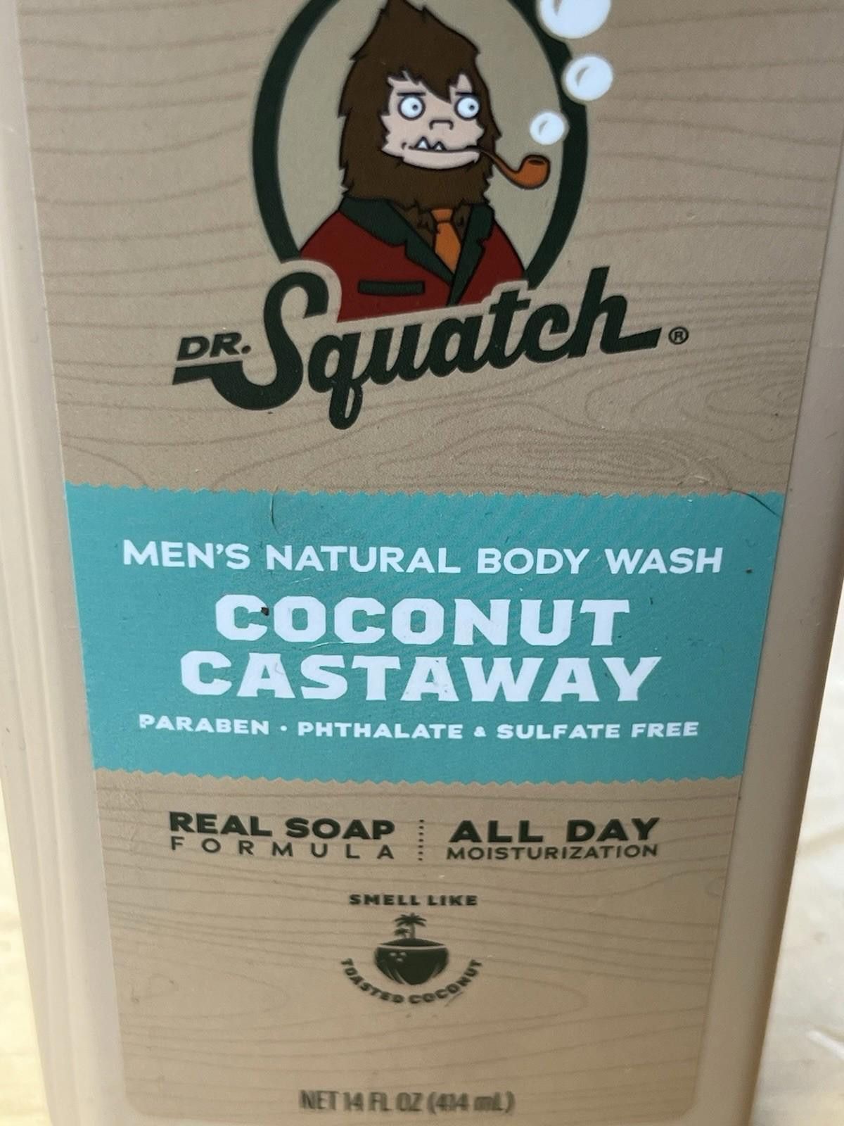 Other DR. SQUATCH Non Exfoliat Body Wash Coconut Castaway 14 fl oz Size ONE SIZE - 6 Thumbnail