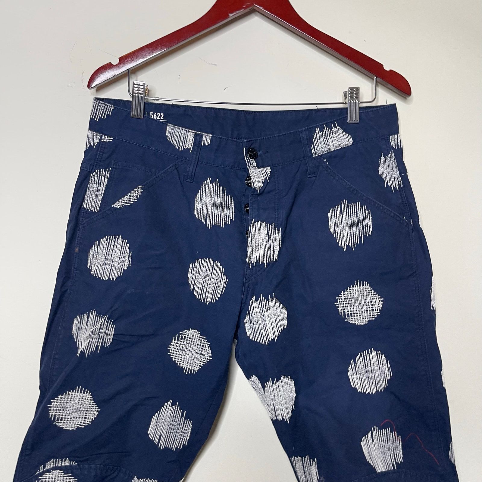 G-Star G-Star Raw Embroidered Elwood Tapered Slim Jean 32x31 Size US 32 / EU 48 - 11 Thumbnail