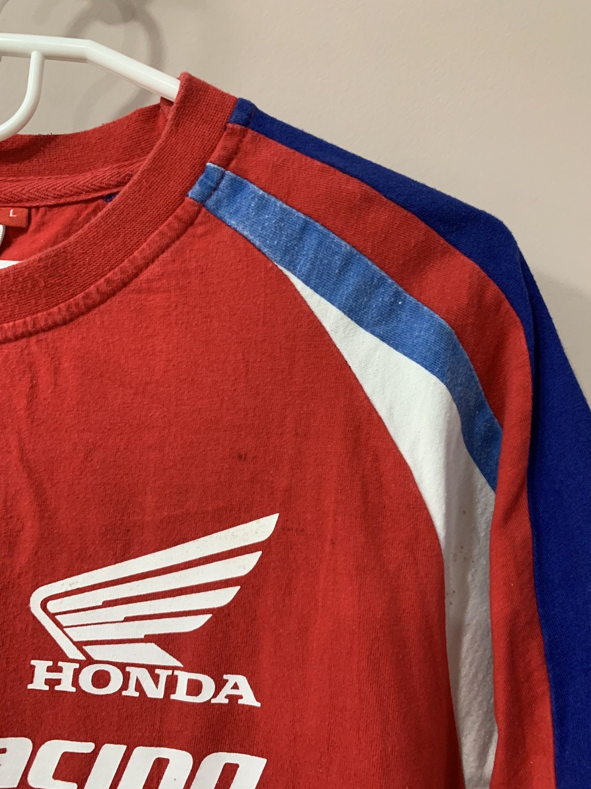 Honda Mens Honda Racing T Shirt Retro Motorsport Size L Size US L / EU 52-54 / 3 - 5 Thumbnail