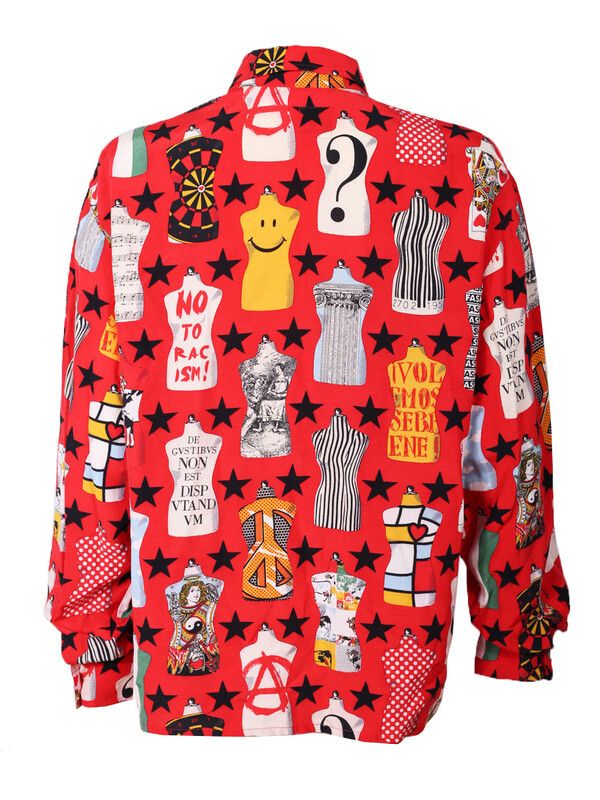 Moschino Moschino Iconic 90's "No To Racism" Shirt Size XS / US 0-2 / IT 36-38 - 3 Thumbnail