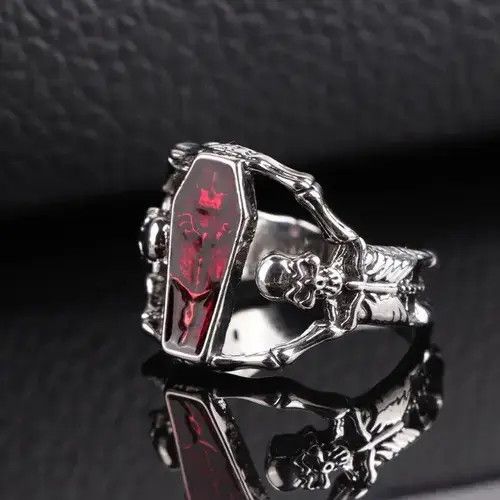 Jewelry Vempire CoffonRing ( Size 7 to 12 ) Size ONE SIZE - 3 Thumbnail