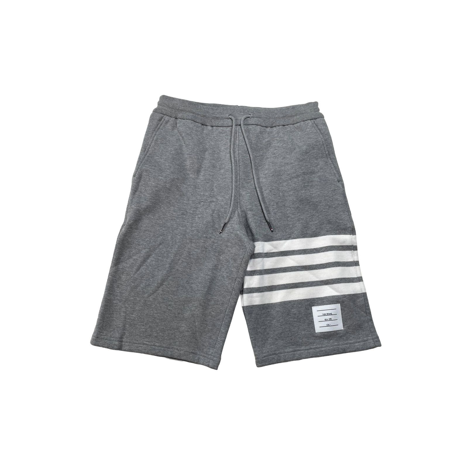 Thom Browne Thom Browne Stripe Sweat Grey & White Shorts Size US 30 / EU 46 - 1 Thumbnail