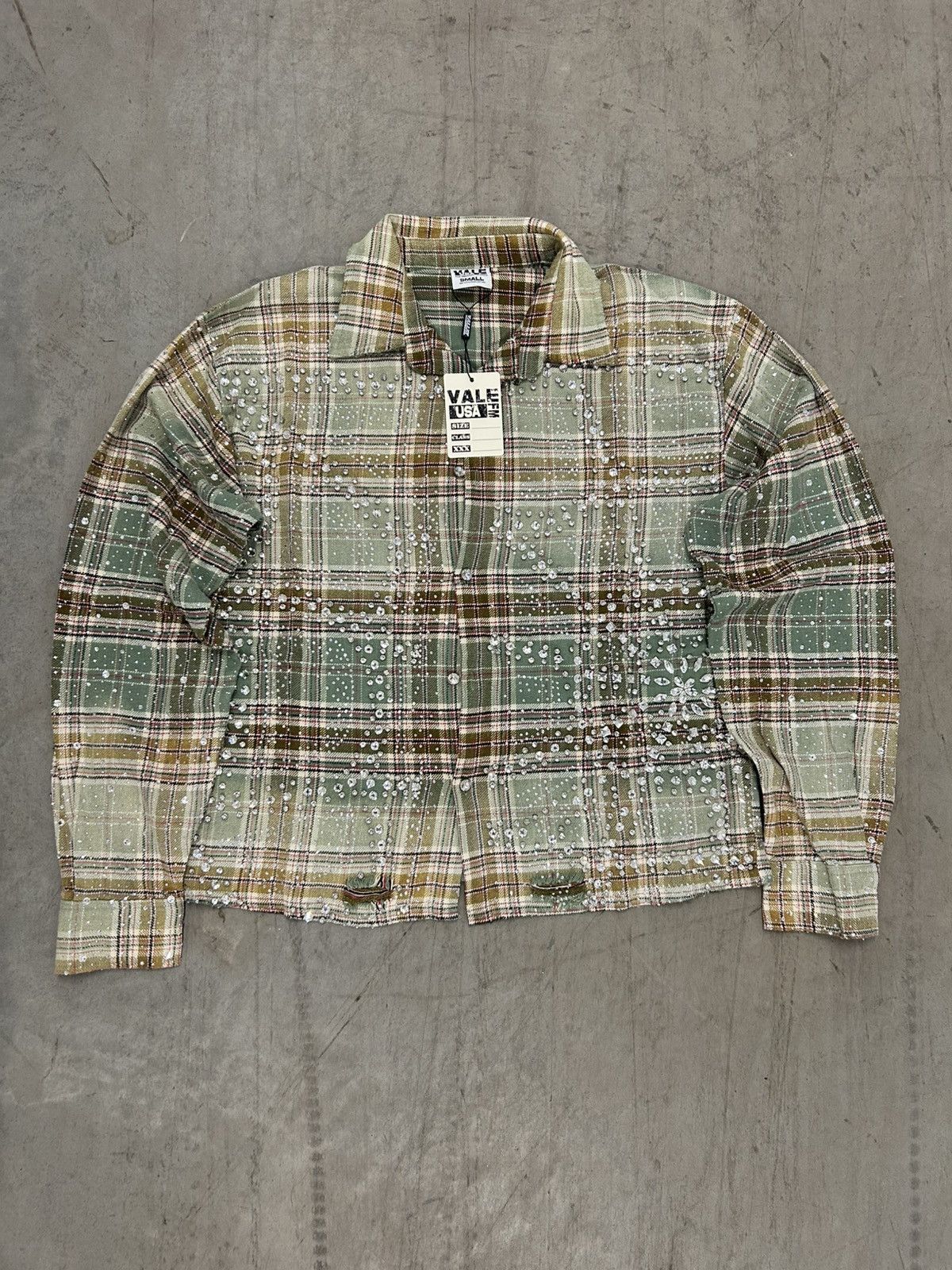 【正規品】Vale Forever Green Day Flannel XXL Buy Vale Forever Earth Day Flannel 'Green/Patchwork' - VALE