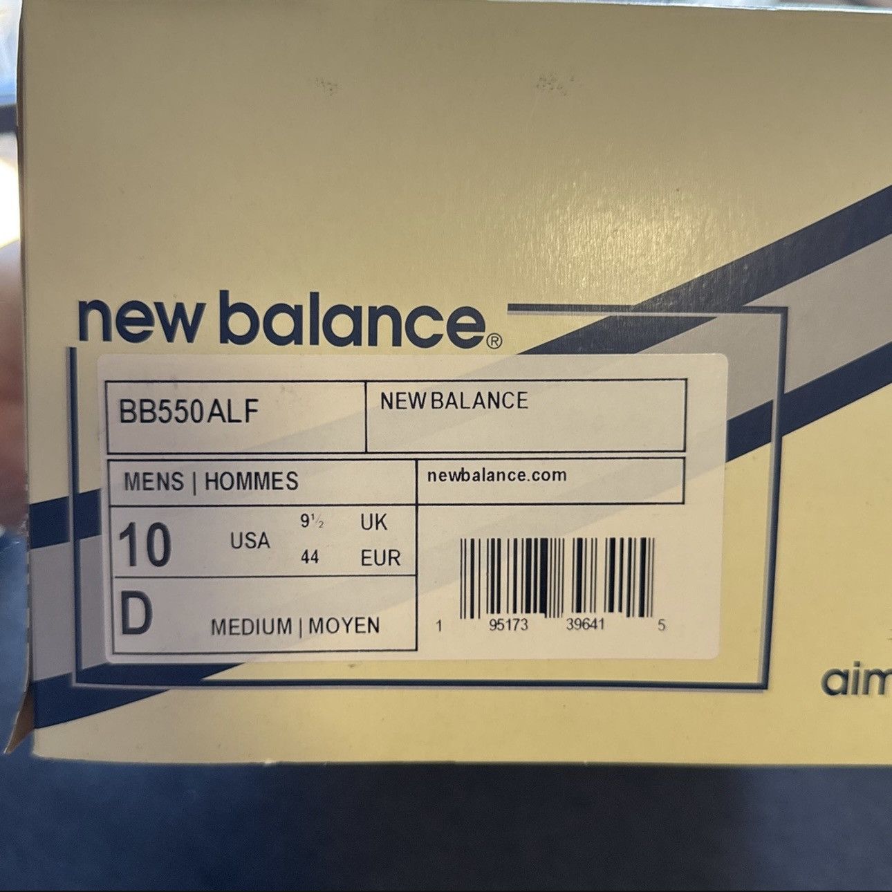 Aime Leon Dore × New Balance New balance 550 Aime León Doré Navy Size US 10 / EU 43 - 6 Thumbnail