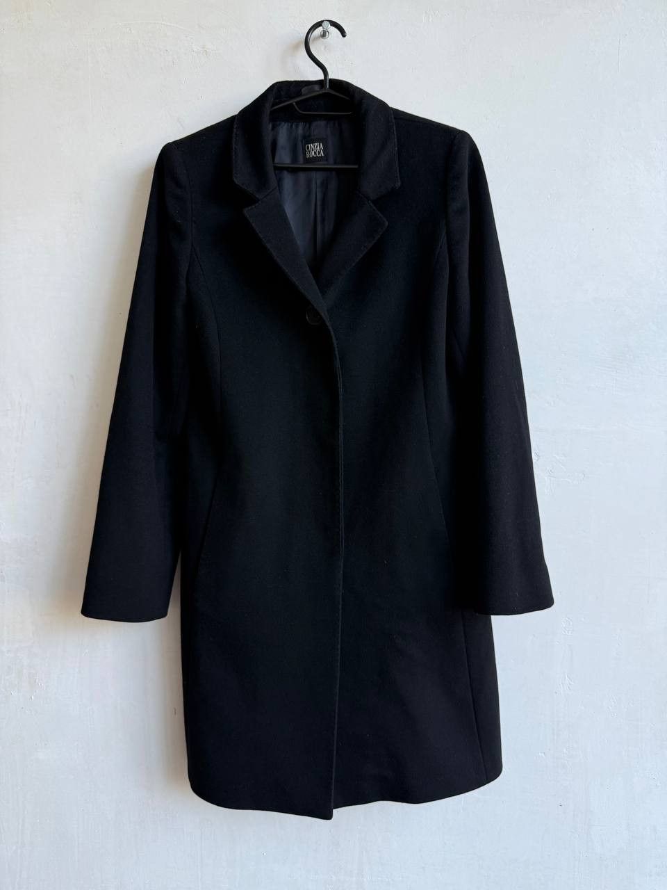 Cinzia Rocca Cinzia Rocca by Loro Piana Superfine Wool Womens Black Coat Size M / US 6-8 / IT 42-44 - 1 Thumbnail