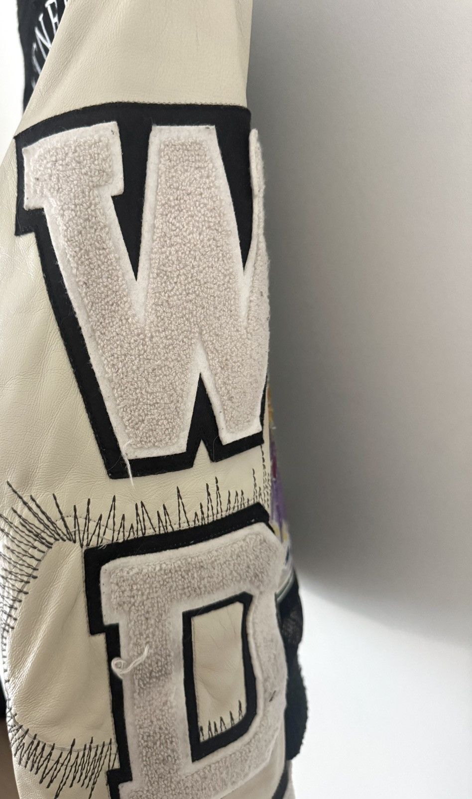 Who Decides War Who Decides War “Stained Glass” Varsity Jacket Black/Grey M Size US M / EU 48-50 / 2 - 5 Thumbnail