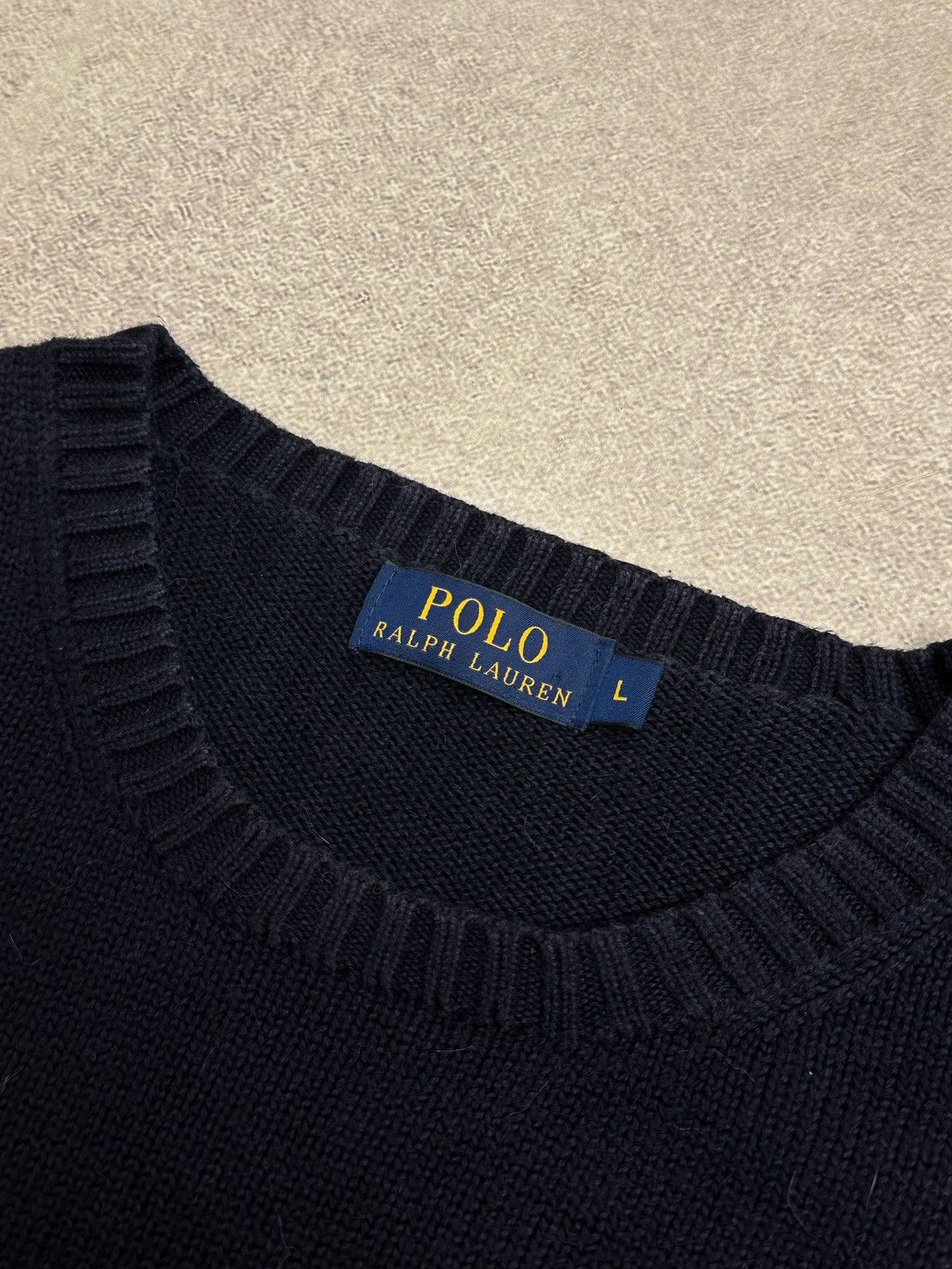 Polo Ralph Lauren Vintage Polo Ralph Lauren Heavy Knit Sweater Mens L Size US L / EU 52-54 / 3 - 4 Thumbnail