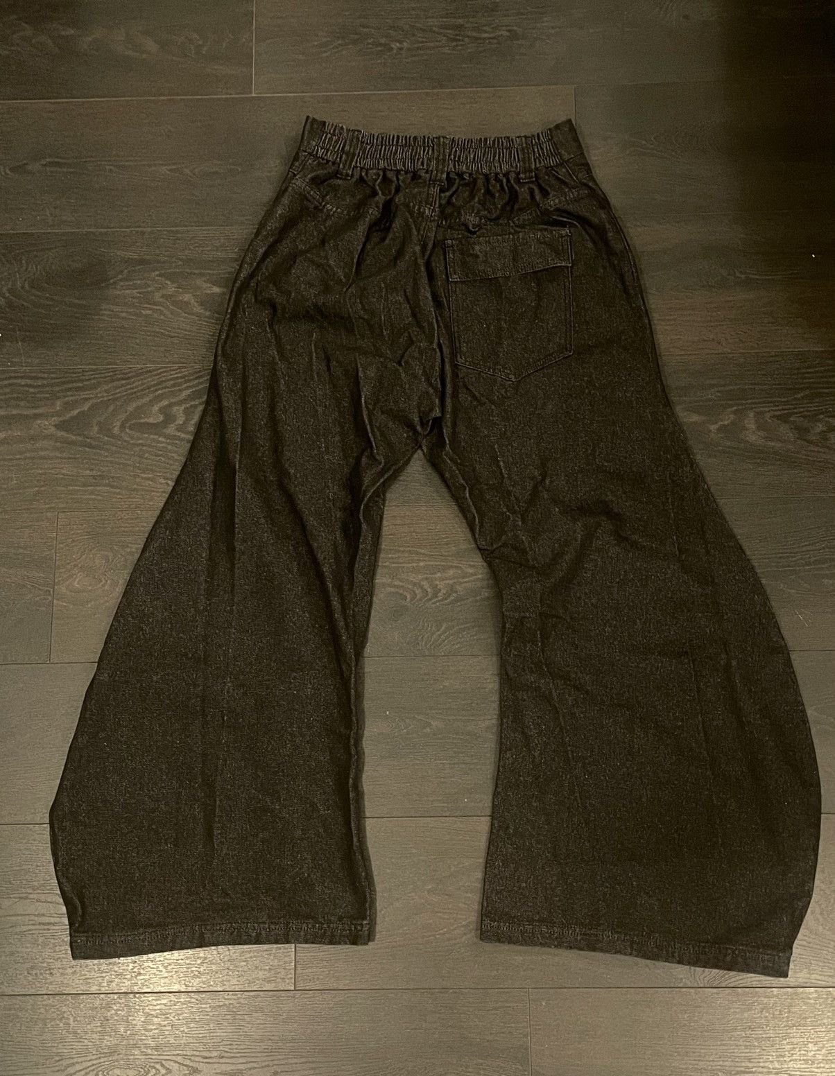 Japanese Brand RW like J cut Raw denim baggy jeans Size US 35 - 2 Thumbnail
