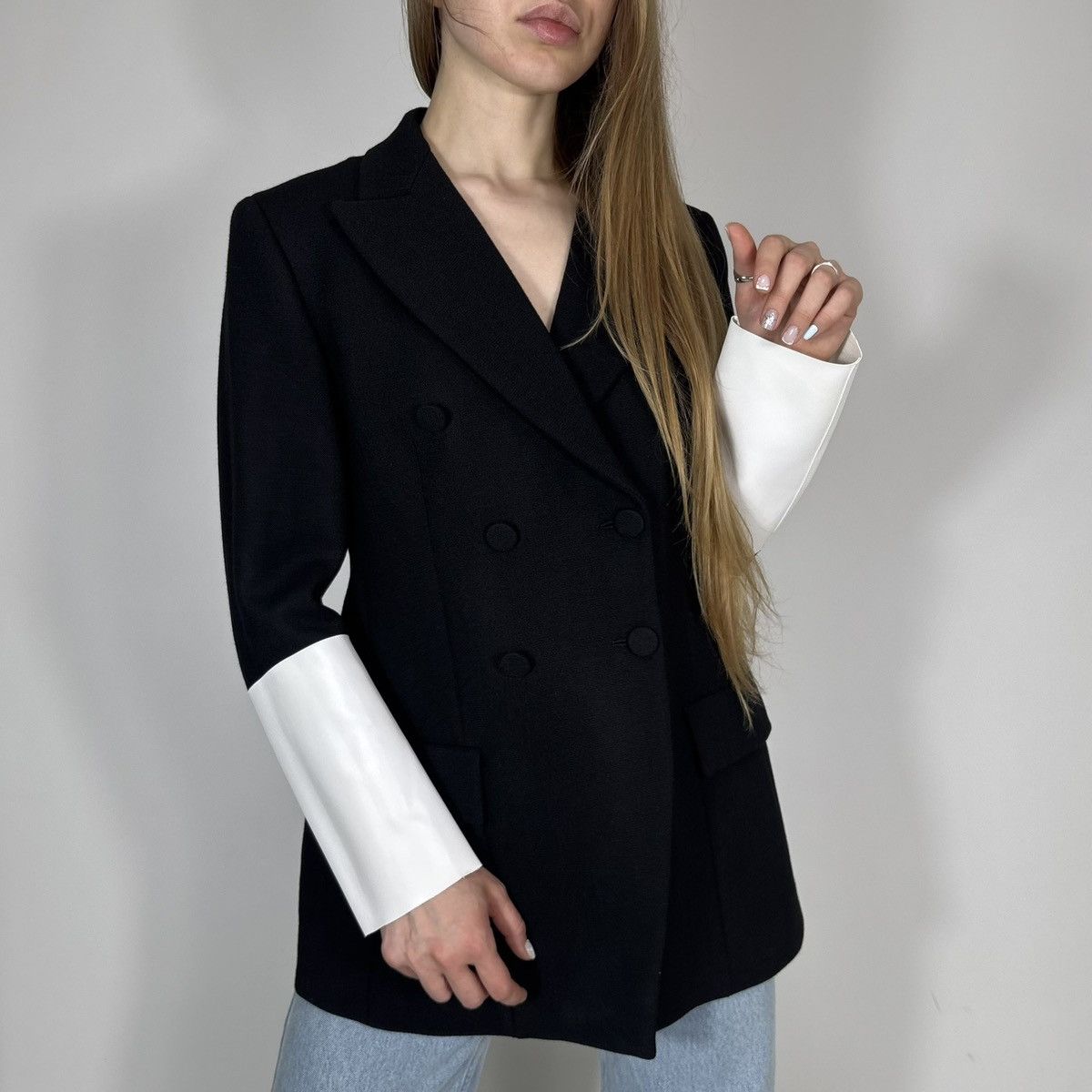 Sportmax SPORTMAX DEFILE Archive Rare Luxury Japanese Style Blazer Size L / US 10 / IT 46 - 1 Thumbnail