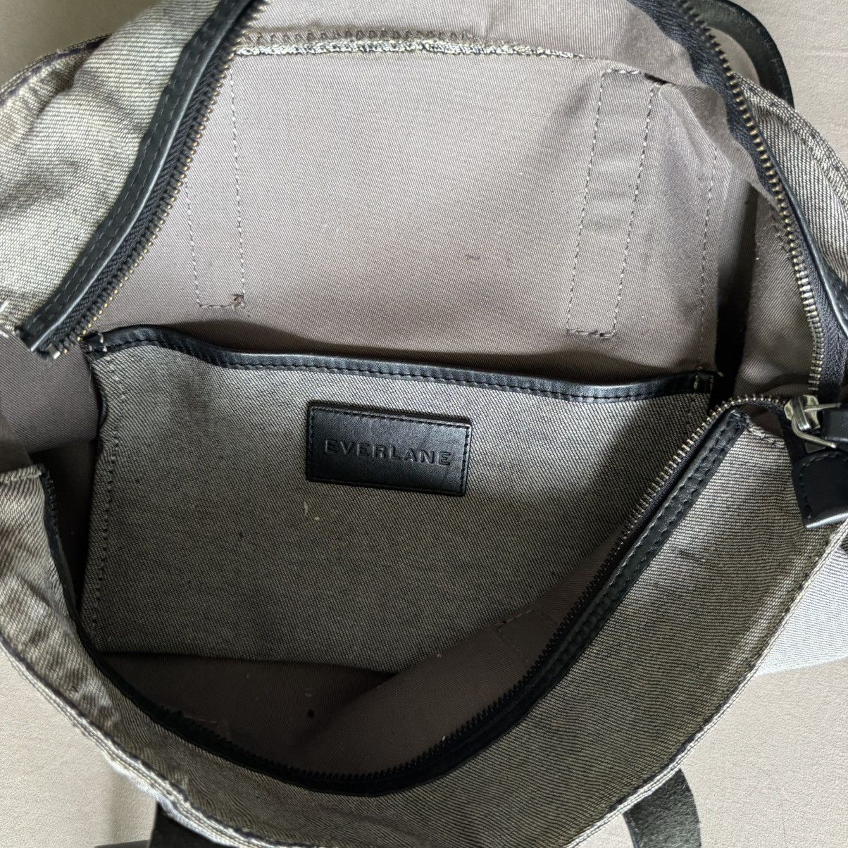 Designer × Everlane Everlane The Twill Zip Tote Bag Size ONE SIZE - 4 Thumbnail