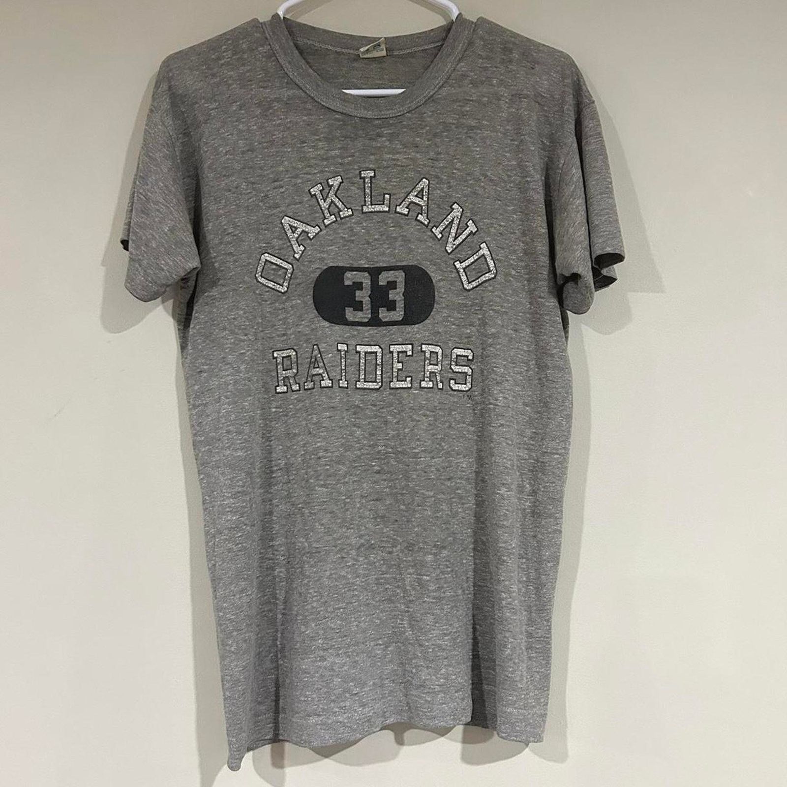 Champion Vintage 1980’s Champion Oakland Raiders Football Shirt Size US L / EU 52-54 / 3 - 1 Thumbnail
